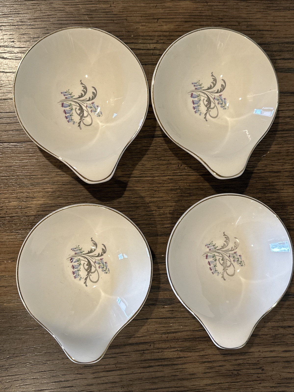 Edwin Knowles Bluebells China - Lugged Cereal Bowl 294866 - Set Of 4 Edwin Knowles Bluebells China - Lugged Cereal Bowl 294866 - Set Of 4