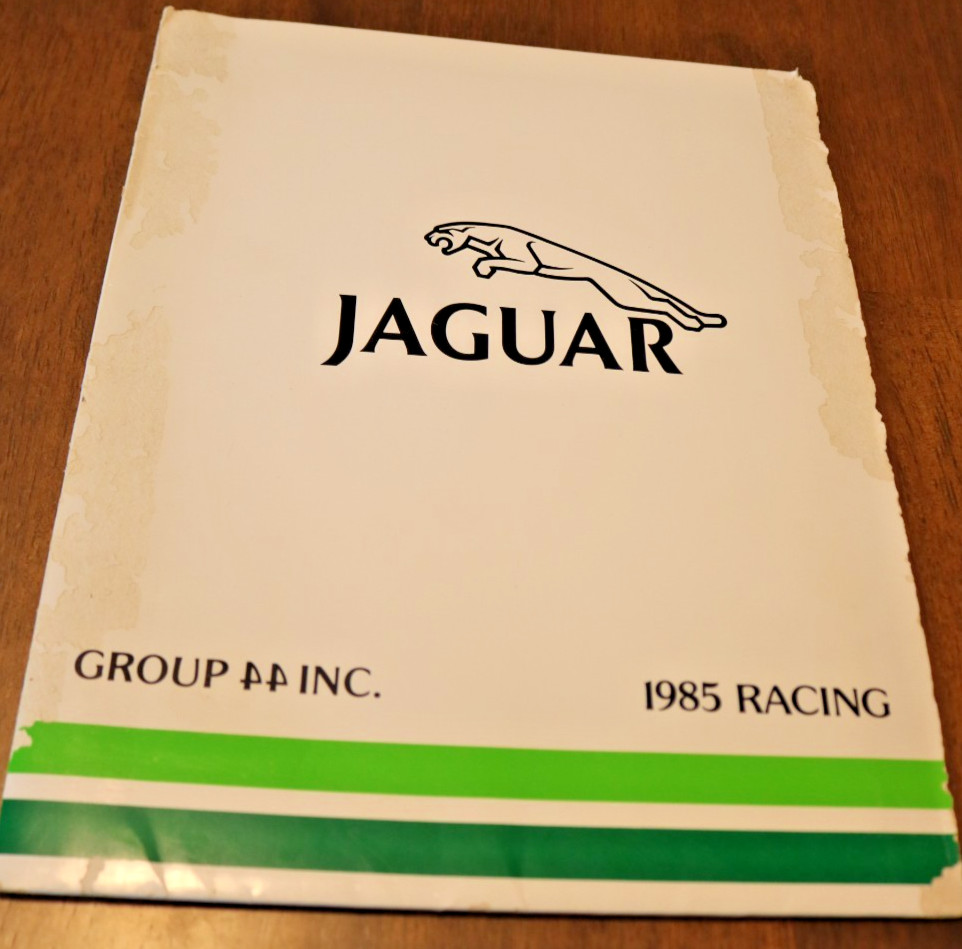 1985 Press Kit Group 44 Jaguar Racing IMSA Tullius Haywood Robinson 8 x 10 pix 1985 Press Kit Group 44 Jaguar Racing IMSA Tullius Haywood Robinson 8 x 10 pix