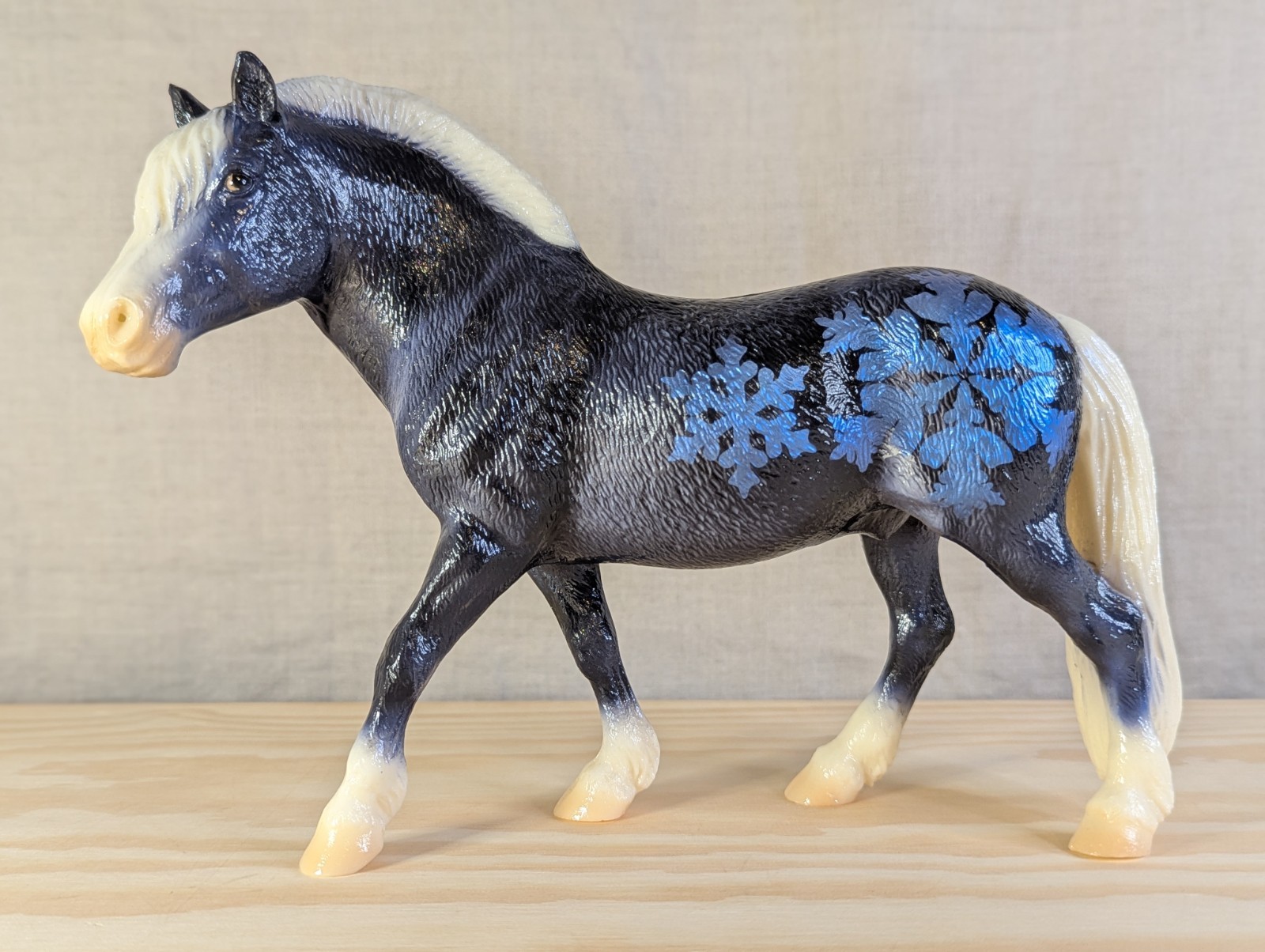 Breyer "Naughty" 2001	Just About Horses special run (1,500 made) Fjord decorator