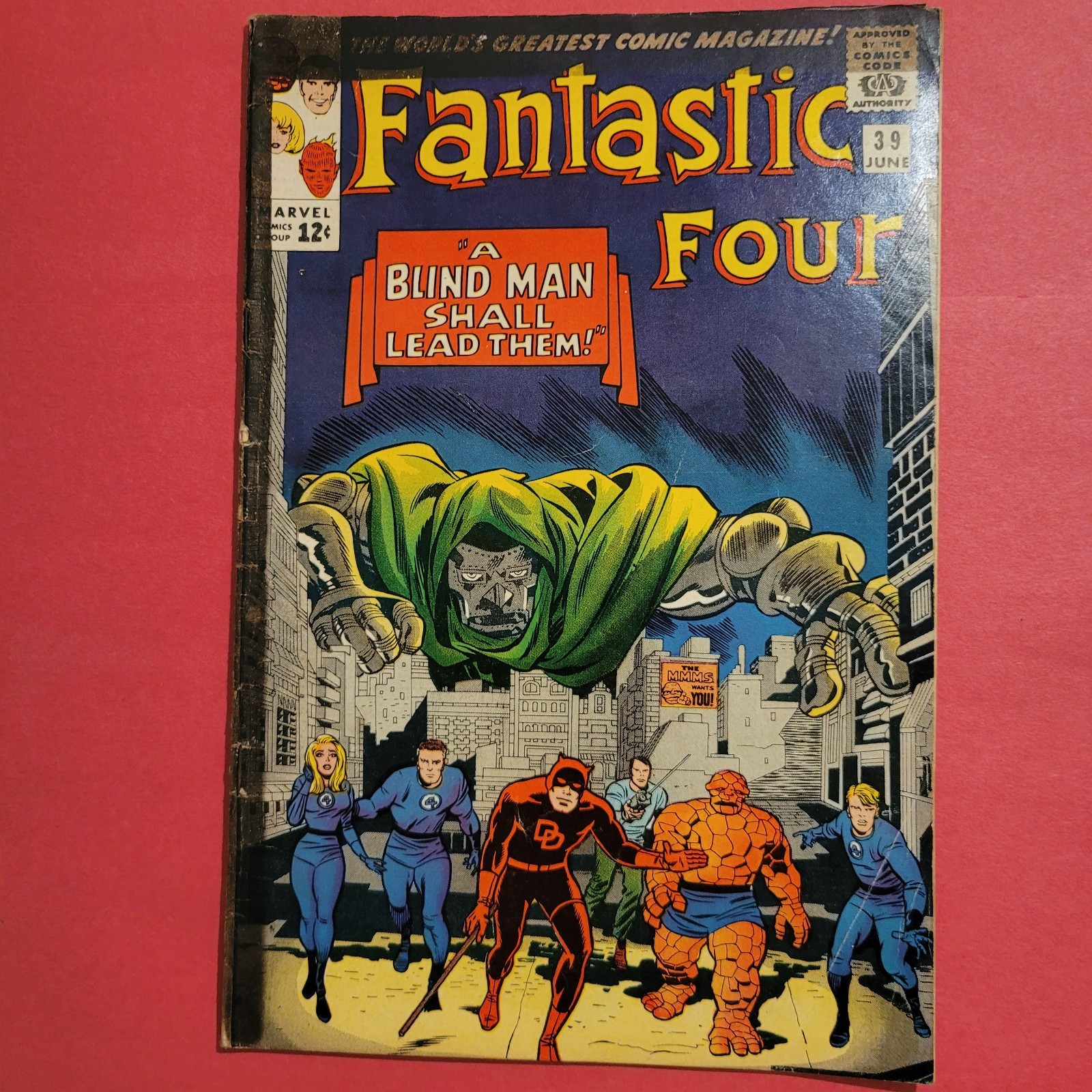 Fantastic Four #39 (1965)- Dr. Doom Silver Age Classic Medium Grade VG Fantastic Four #39 (1965)- Dr. Doom Silver Age Classic Medium Grade VG