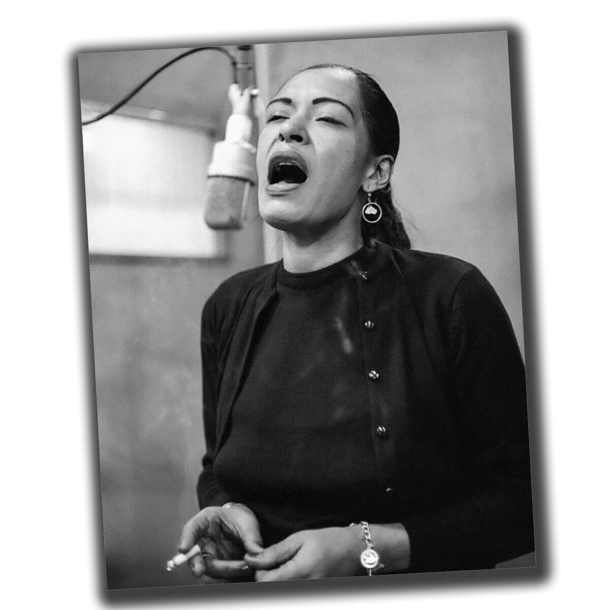 Billie Holiday FINE ART Celebrities Vintage Photo Glossy Big Size 8X10in M009 