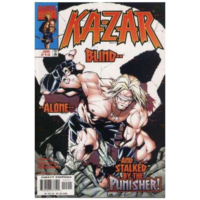 Ka-Zar (1997 series) #15 in Near Mint minus condition. Marvel comics [s\