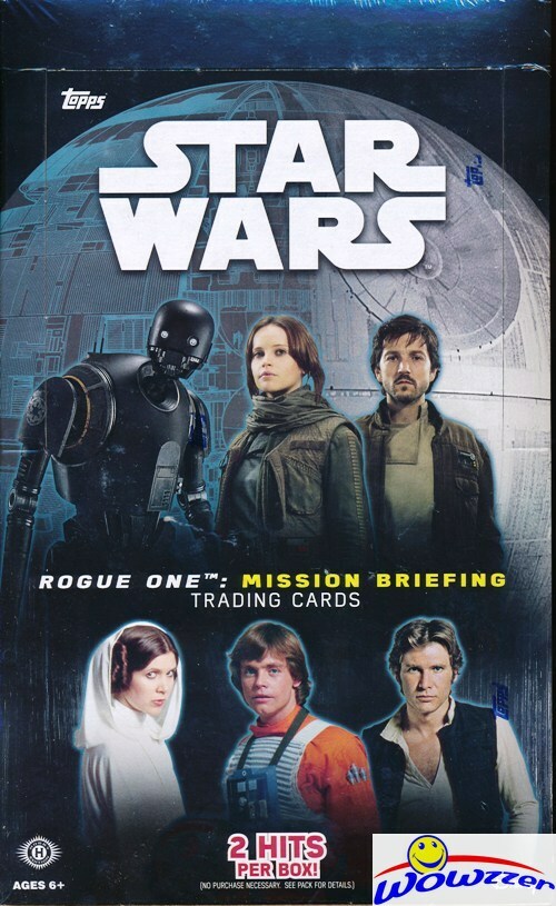 2016 Topps Star Wars Rogue One Mission Briefing Factory Sealed HOBBY Box-2 HITS 2016 Topps Star Wars Rogue One Mission Briefing Factory Sealed HOBBY Box-2 HITS