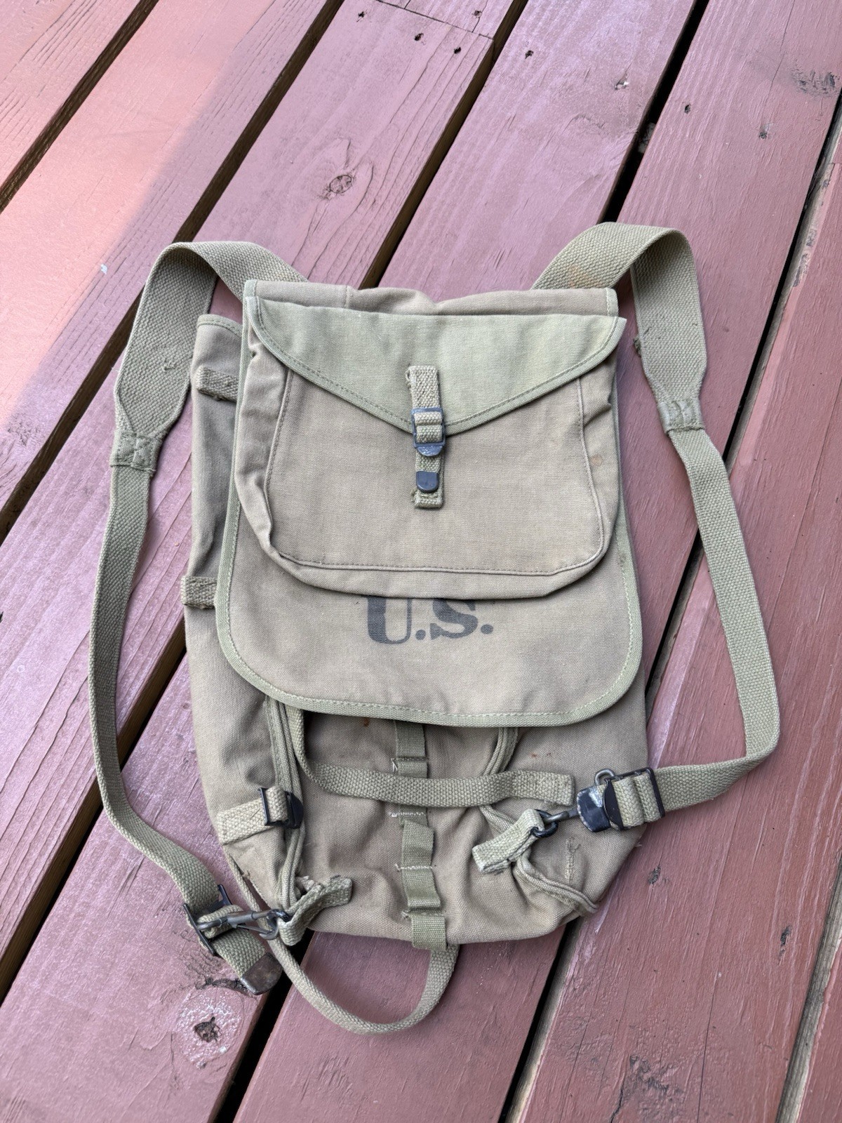 Vintage Pre WW2 era USGI US Army M-1928 Combat Haversack Backpack Field Pack Vintage Pre WW2 era USGI US Army M-1928 Combat Haversack Backpack Field Pack