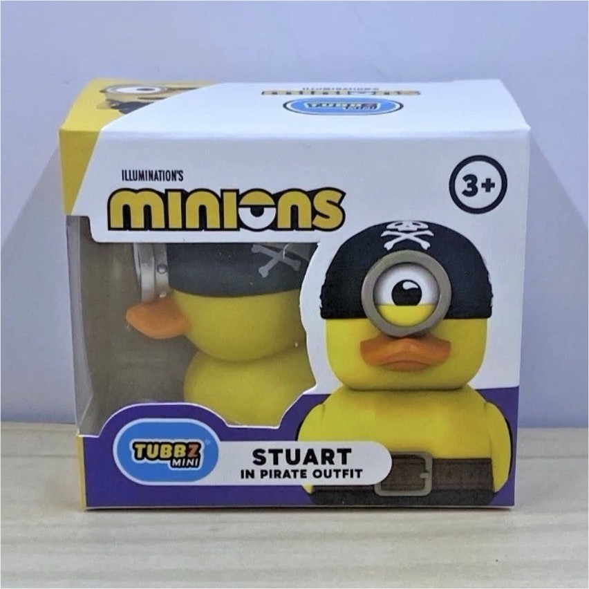 TUBBZ Mini Illumination Minions Stuart Pirate Outfit Plastic Figure Boxed 3+ TUBBZ Mini Illumination Minions Stuart Pirate Outfit Plastic Figure Boxed 3+