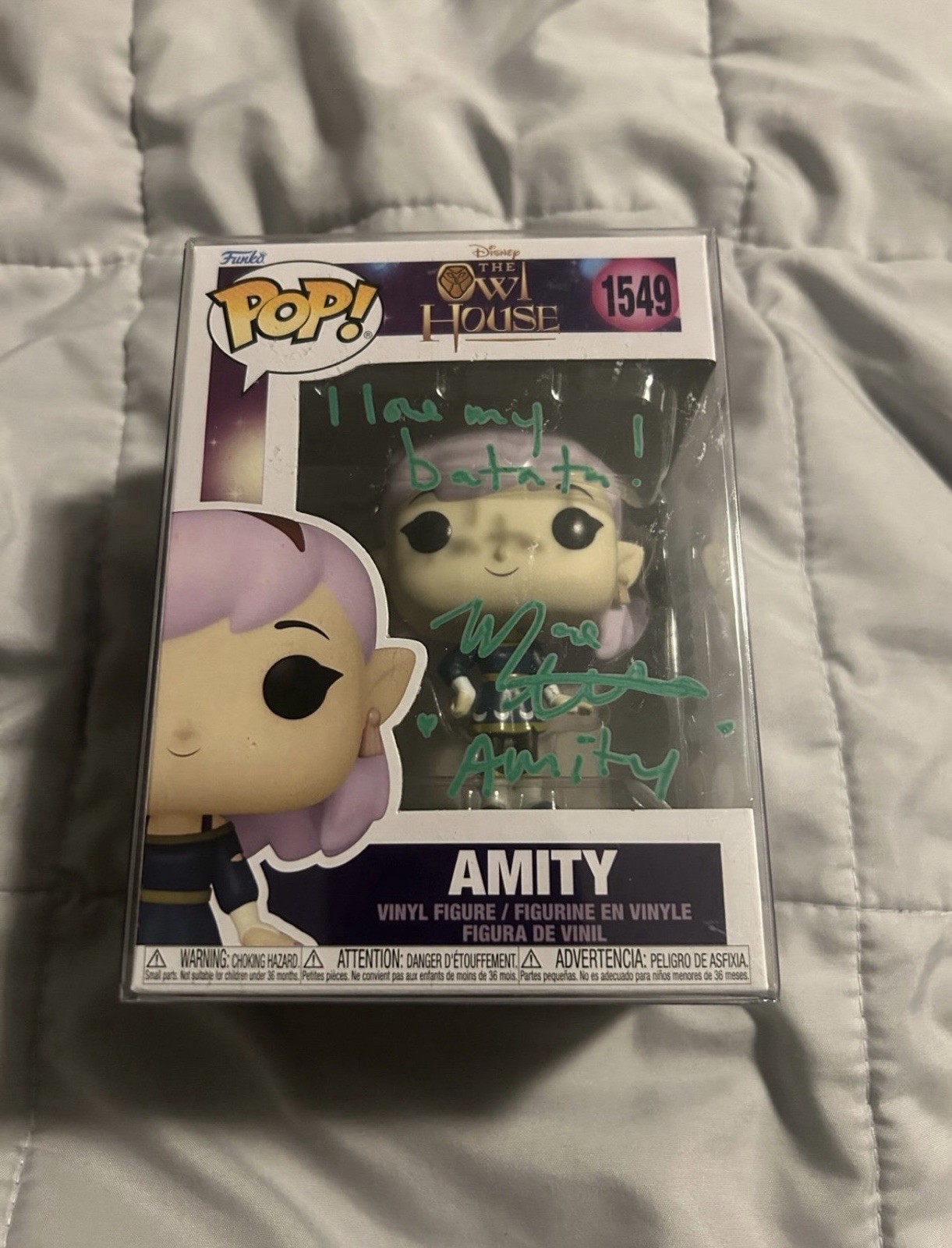 The Owl House Amity Funko Pop Signed The Owl House Amity Funko Pop Signed