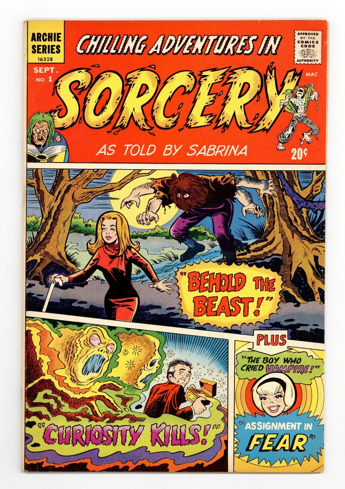Chilling Adventures in Sorcery #1 FN- 5.5 1972