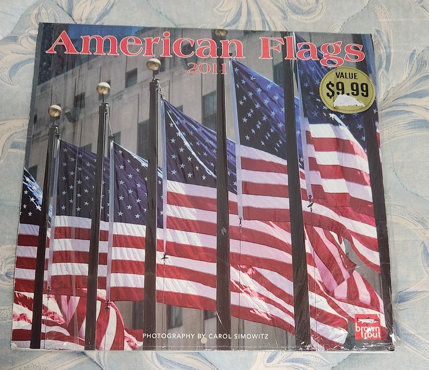 Brand-New 2011 American Flags Calendar (Still in Plastic)
