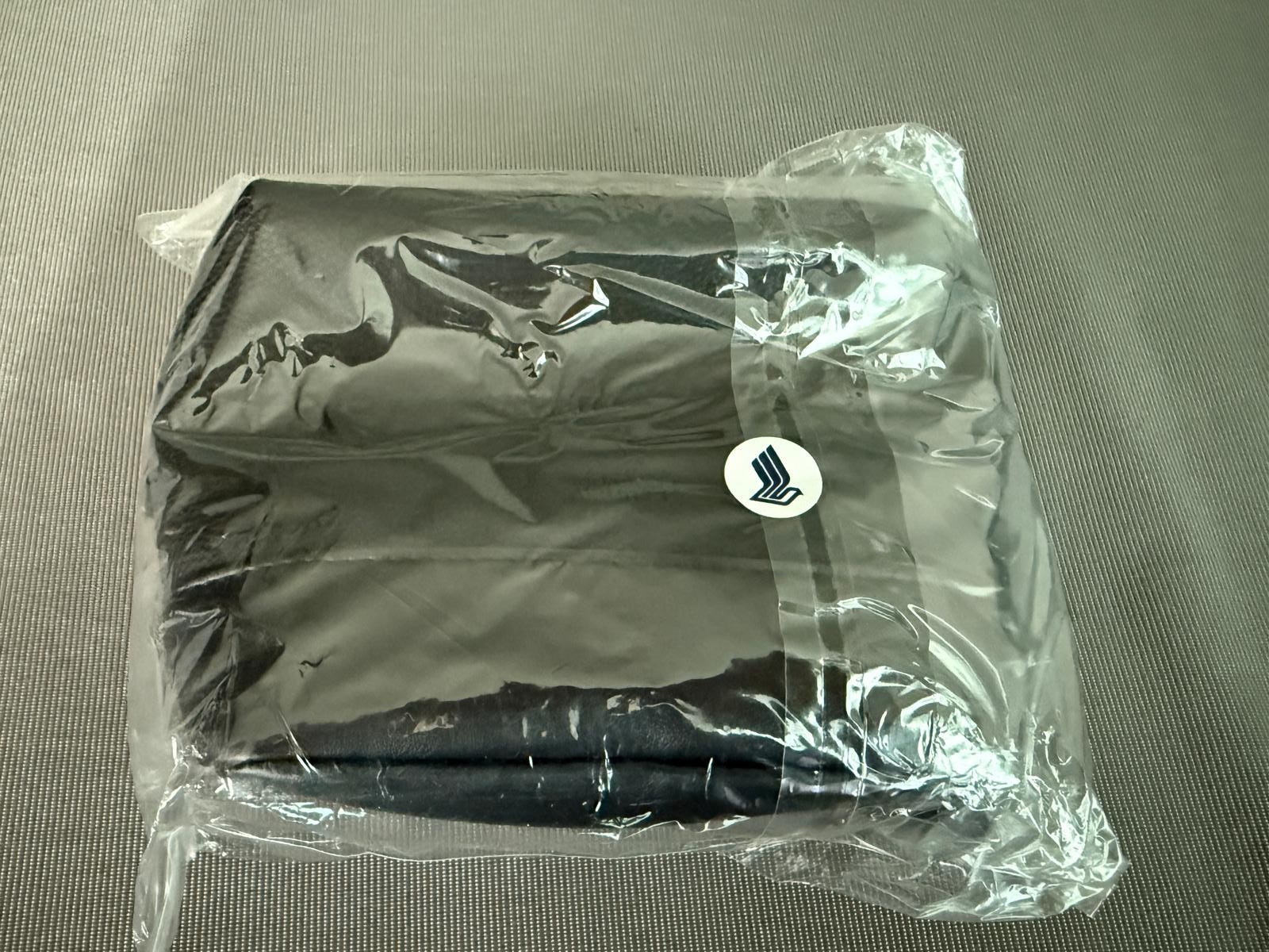 Singapore Airlines by Lalique First Class Amenity Kit with Encre Noire perfume