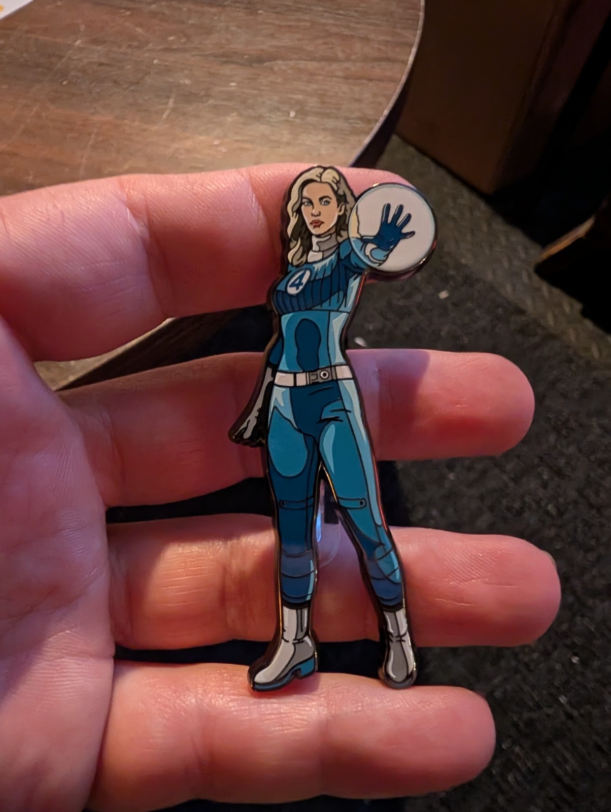FiGPiN Fantastic Four Quest for Invisible Woman Rare Collectable Pin FiGPiN Fantastic Four Quest for Invisible Woman Rare Collectable Pin