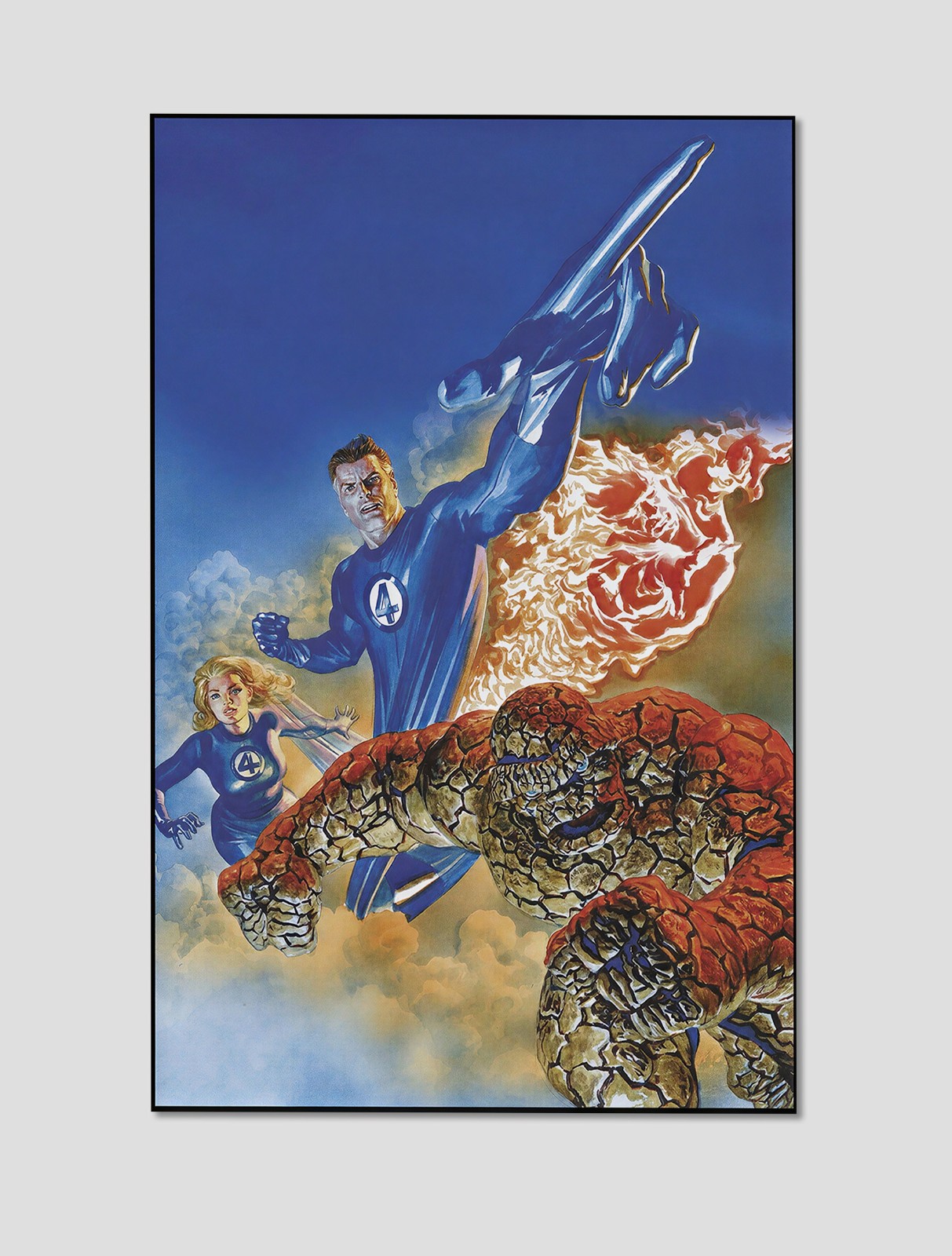 Fantastic Four Classic Superhero Team Giclee Print Poster 11x17 Marvel Wall Art Fantastic Four Classic Superhero Team Giclee Print Poster 11x17 Marvel Wall Art