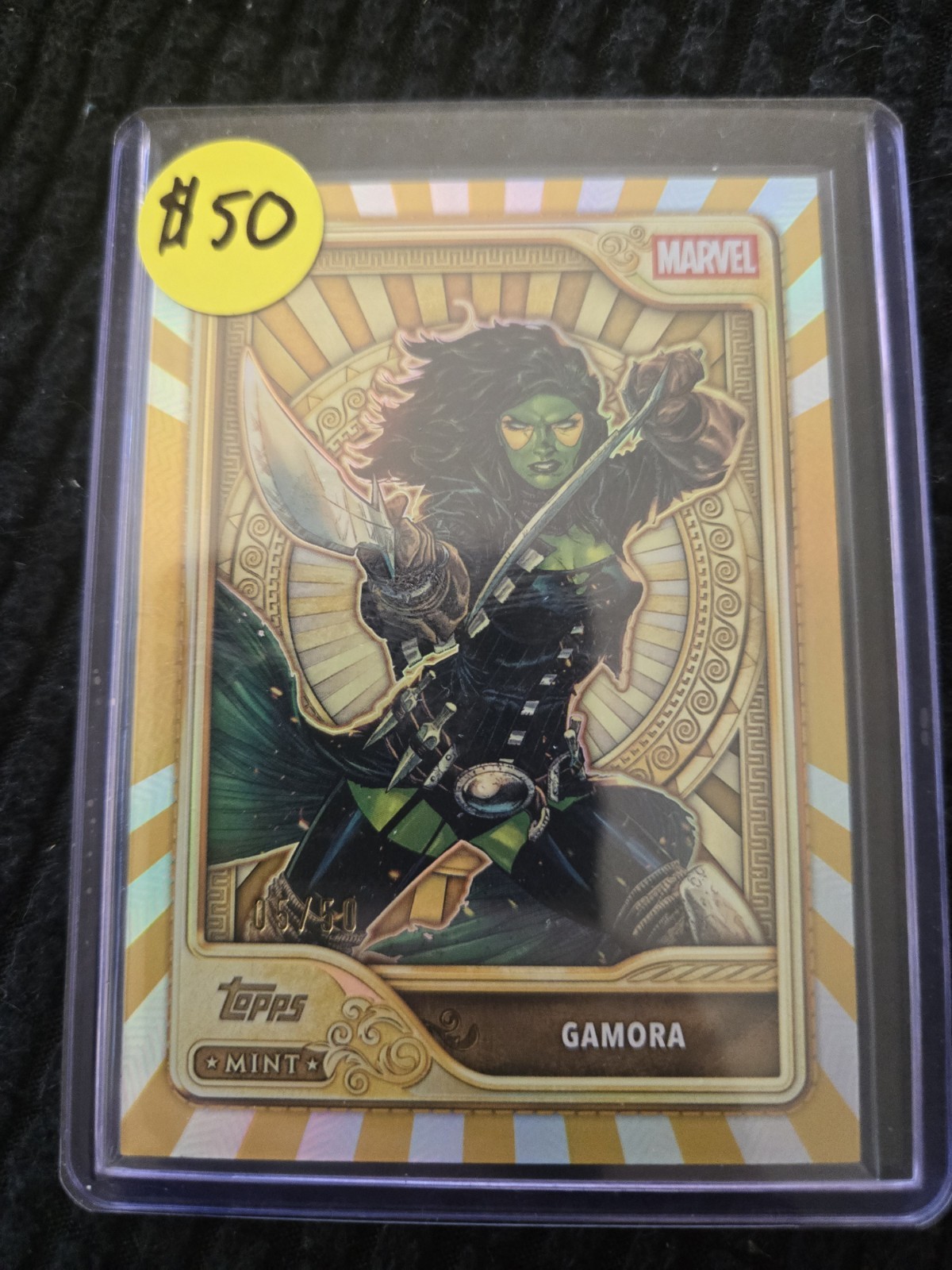 2026 Topps Mint Gamora Gold /50