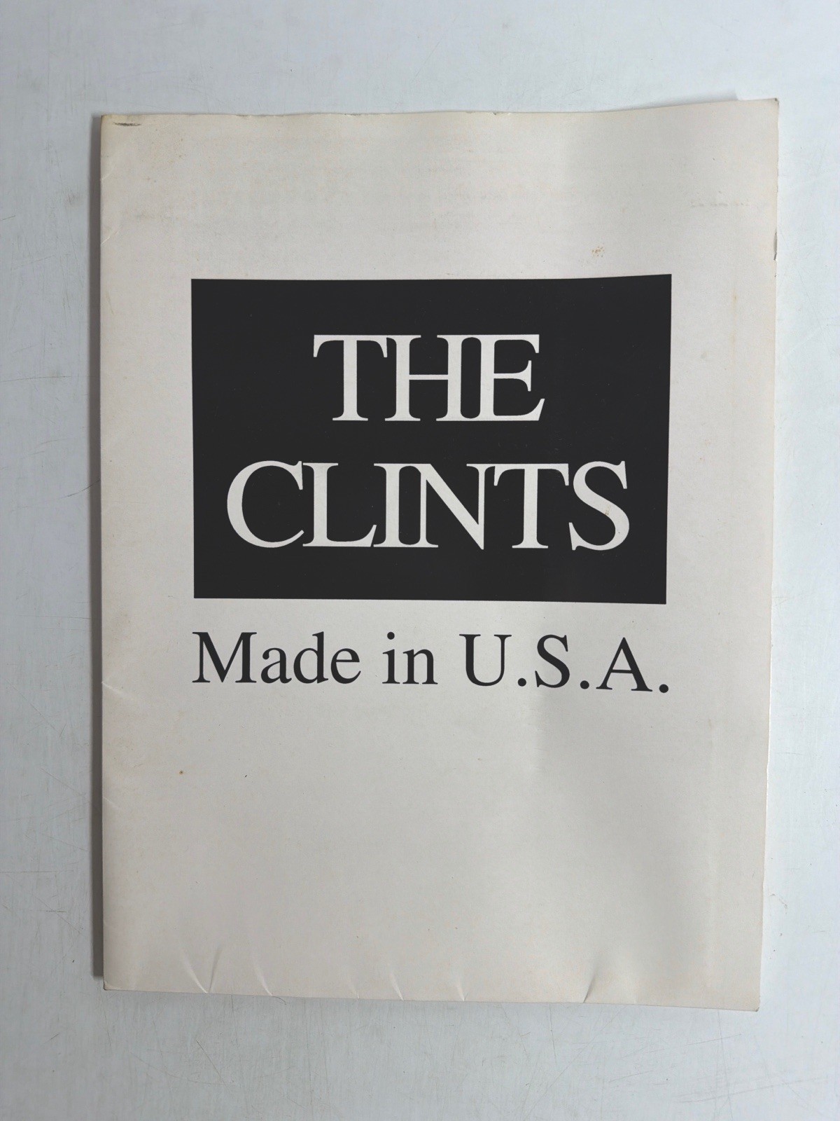 The Clints Vintage 1992 Press Kit Band Promo Pack Shattered Records The Clints Vintage 1992 Press Kit Band Promo Pack Shattered Records
