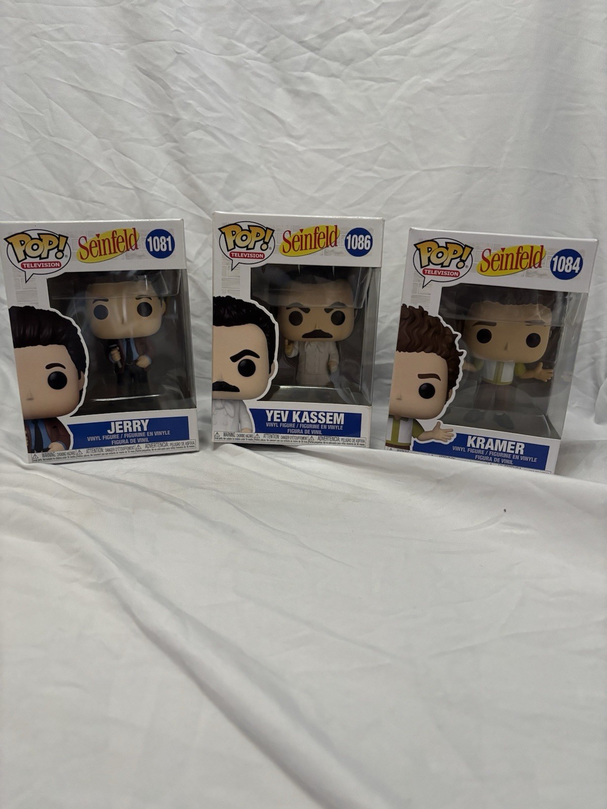 Seinfeld Funko Pop Television 3-Pack Jerry #1081 Kramer #1084 Yev #1086 Seinfeld Funko Pop Television 3-Pack Jerry #1081 Kramer #1084 Yev #1086