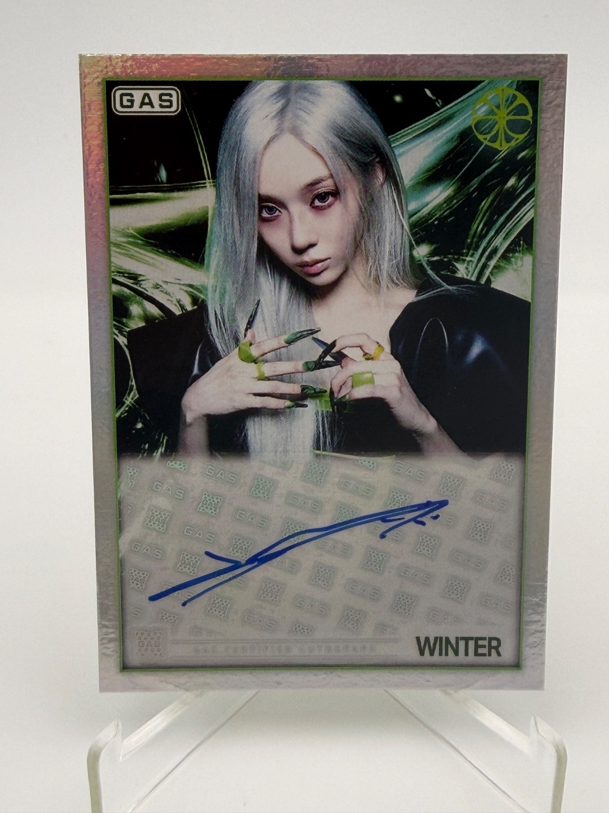 2026 Gas x Complex Aespa Lemonade Winter Autograph Rainbow Foil 39/40 #A-4