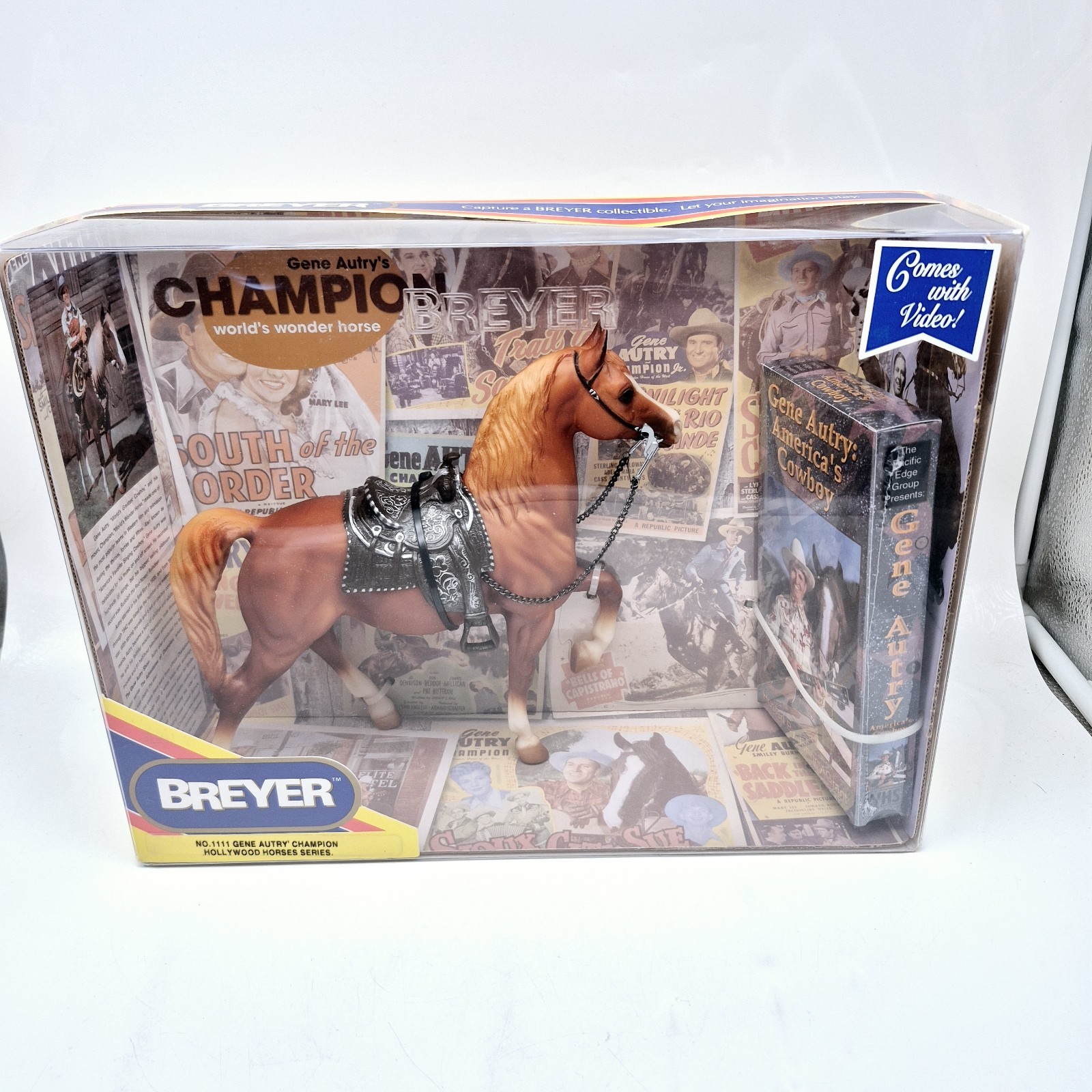 Breyer Gene Autry’s Champion Horse 1111 Hollywood Series with VHS New in Box Breyer Gene Autry’s Champion Horse 1111 Hollywood Series with VHS New in Box