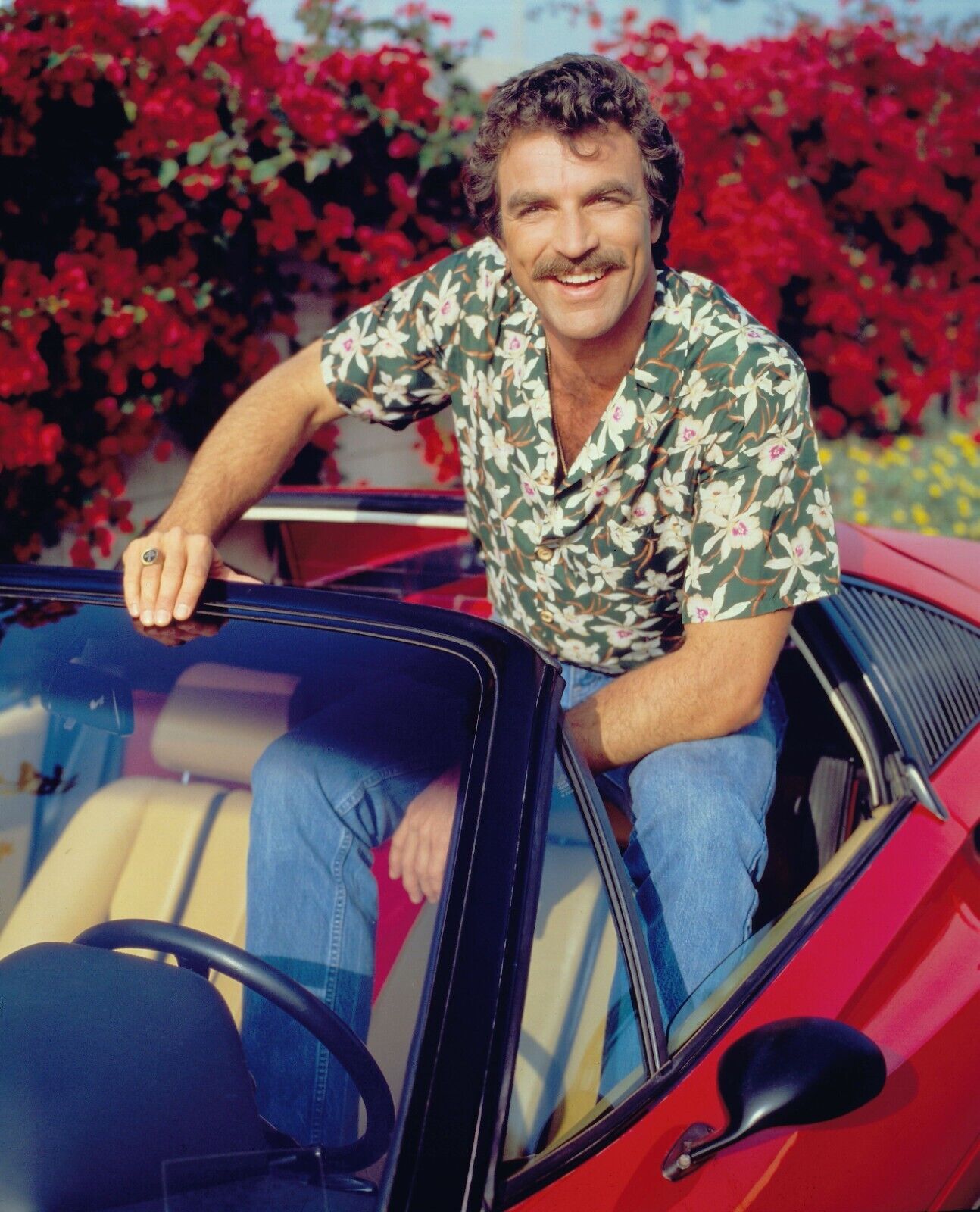 Actor Tom Selleck TV Show Magnum P.I. Publicity Picture Poster Photo 8x10