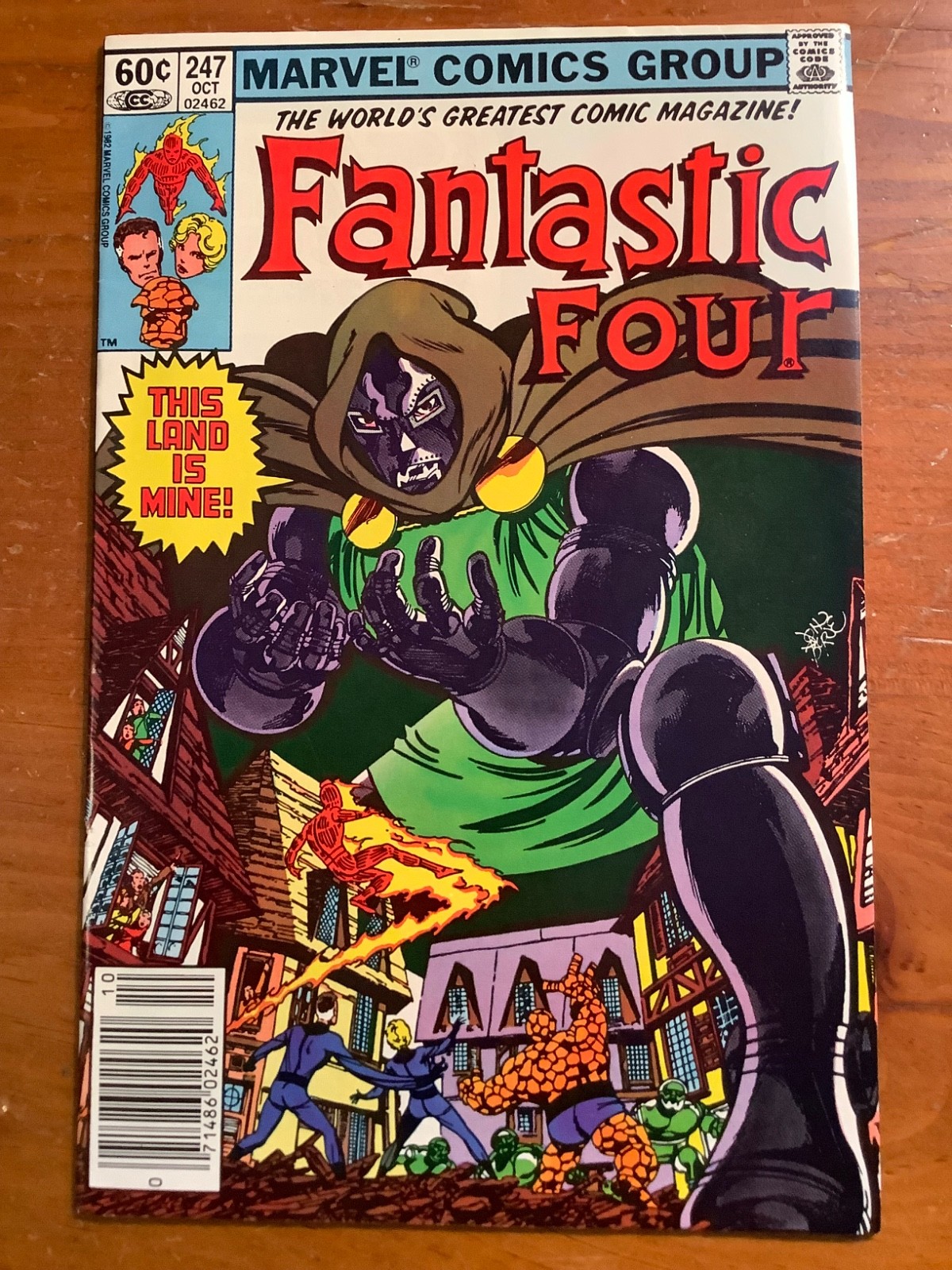 Fantastic Four #247 VF 1st App Kristoff Vernard Dr Doom Cover Marvel 1982 Fantastic Four #247 VF 1st App Kristoff Vernard Dr Doom Cover Marvel 1982