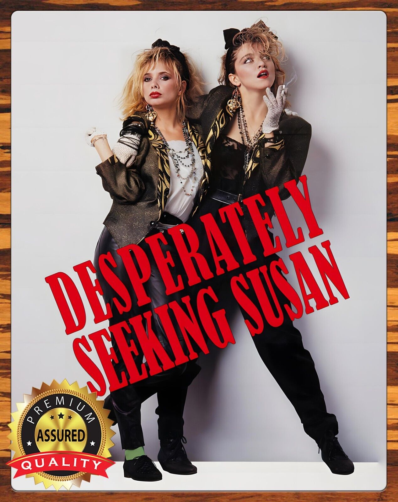 Desperately Seeking Susan - 1985 - Metal Sign 11 x 14