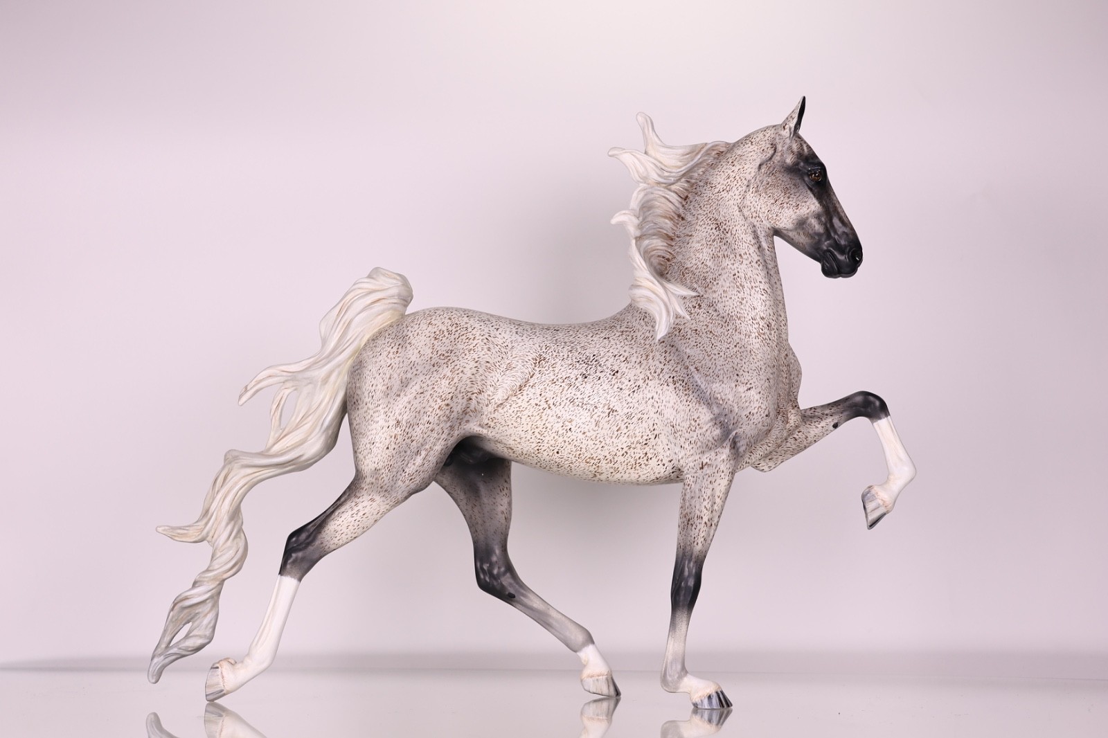 Breyer Custom "Racking Saddlebred Stallion/Hamilton" Painted by Eugenia.Z.Arts Breyer Custom "Racking Saddlebred Stallion/Hamilton" Painted by Eugenia.Z.Arts