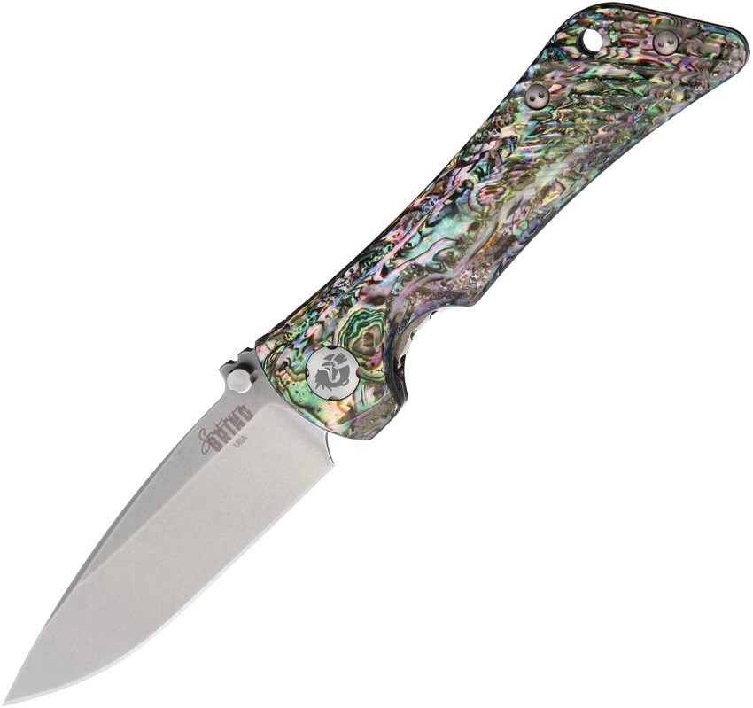 Southern Grind USA Spider Monkey ABALONE Handle VERY RARE Version 3.25" s35vn Southern Grind USA Spider Monkey ABALONE Handle VERY RARE Version 3.25" s35vn