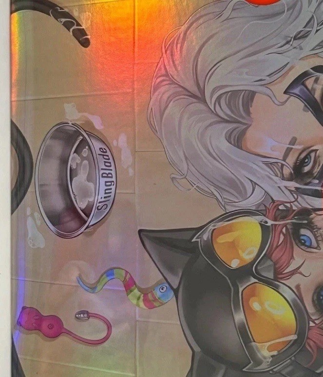 FOIL* Sling Blade Comics #1 π₯ Black Cat & Catwoman π₯ Mya Terak Ltd 20 Cvr C FOIL* Sling Blade Comics #1 π₯ Black Cat & Catwoman π₯ Mya Terak Ltd 20 Cvr C