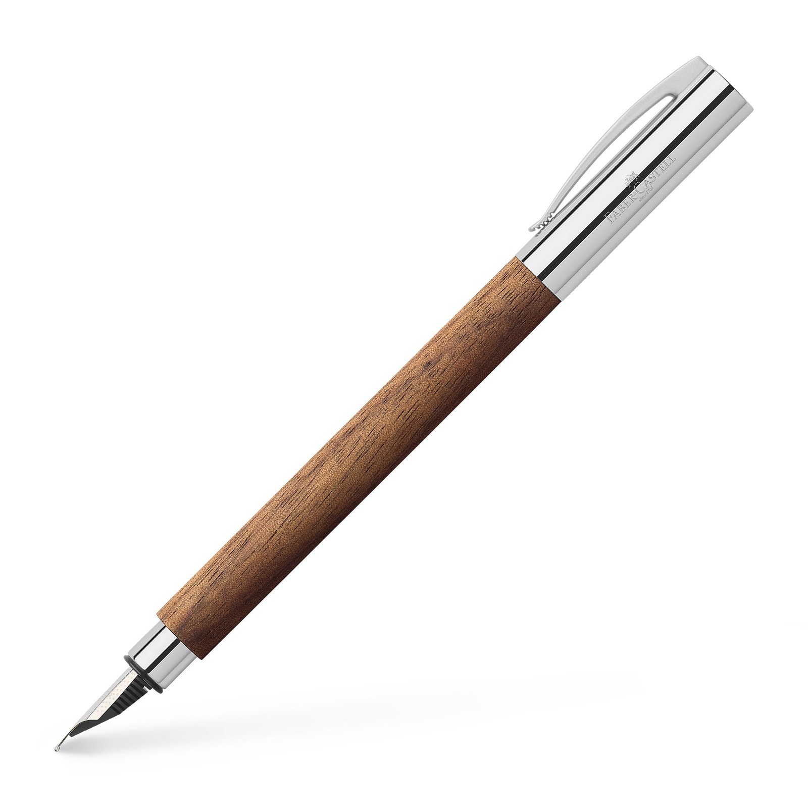 Faber-Castell Ambition Fountain Pen Walnut Wood Fine Faber-Castell Ambition Fountain Pen Walnut Wood Fine