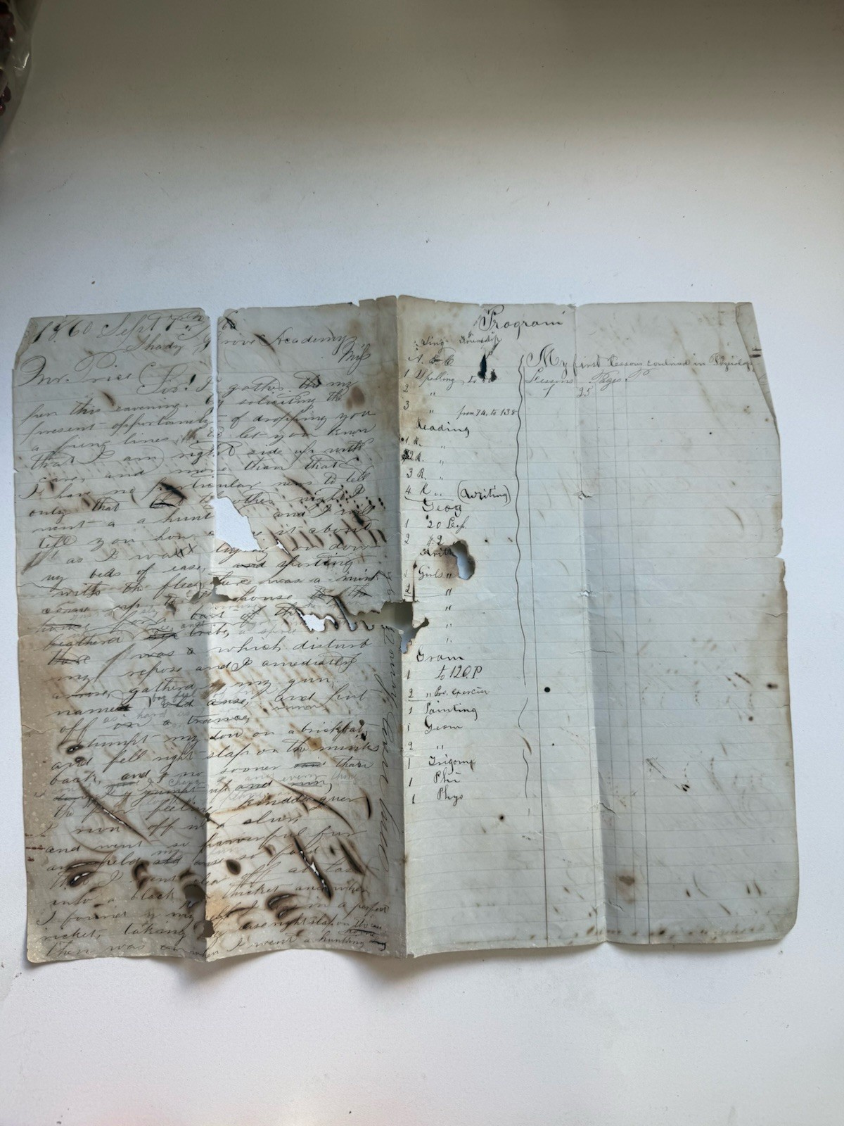 1860 Antique Handwritten Manuscript Calligraphy Practice Ledger Ephemera 1860 Antique Handwritten Manuscript Calligraphy Practice Ledger Ephemera