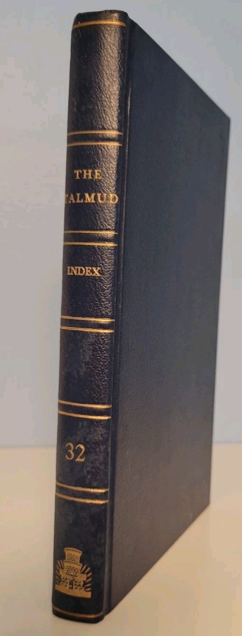 ***INDEX***Talmud Babylonian Soncino ***INDEX***Talmud Babylonian Soncino