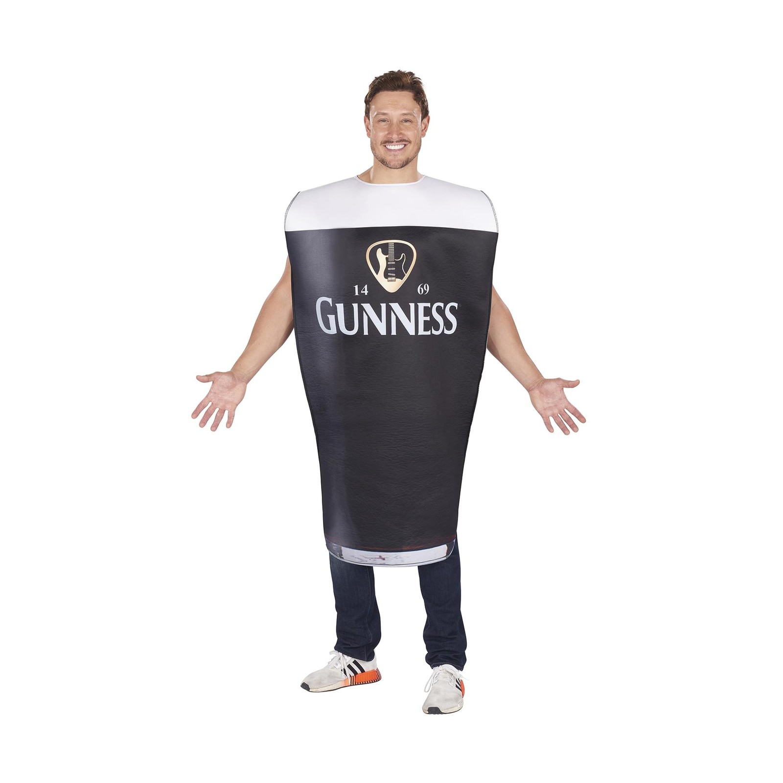 Pint of Irish Stout Beer Adult Costume | One Size Pint of Irish Stout Beer Adult Costume | One Size