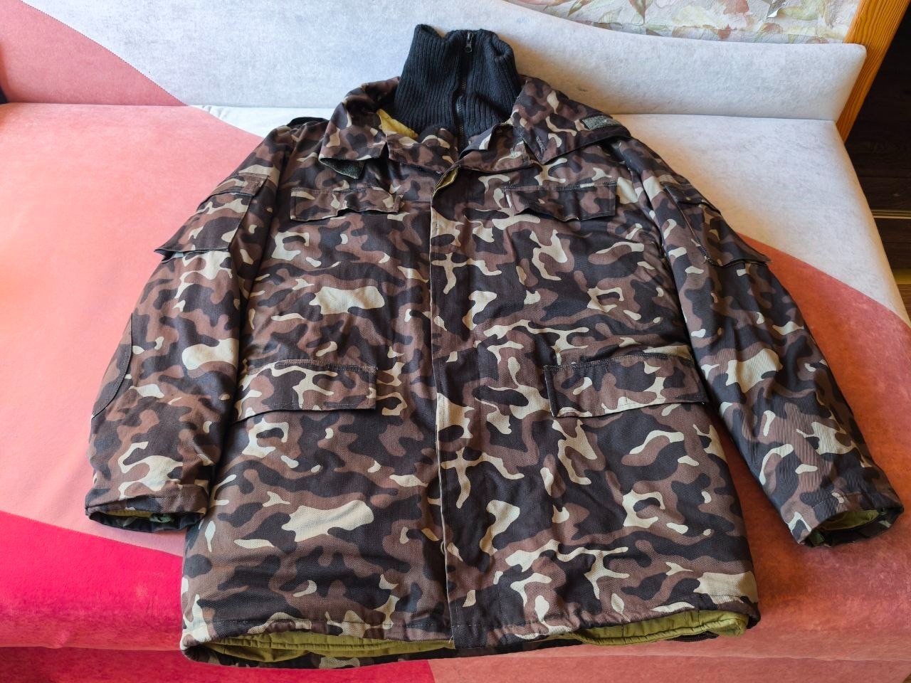 Rare Vintage Winter Parka Coat 48 50 L Ukrainian Army Dubok Butan TTsKO Military Rare Vintage Winter Parka Coat 48 50 L Ukrainian Army Dubok Butan TTsKO Military