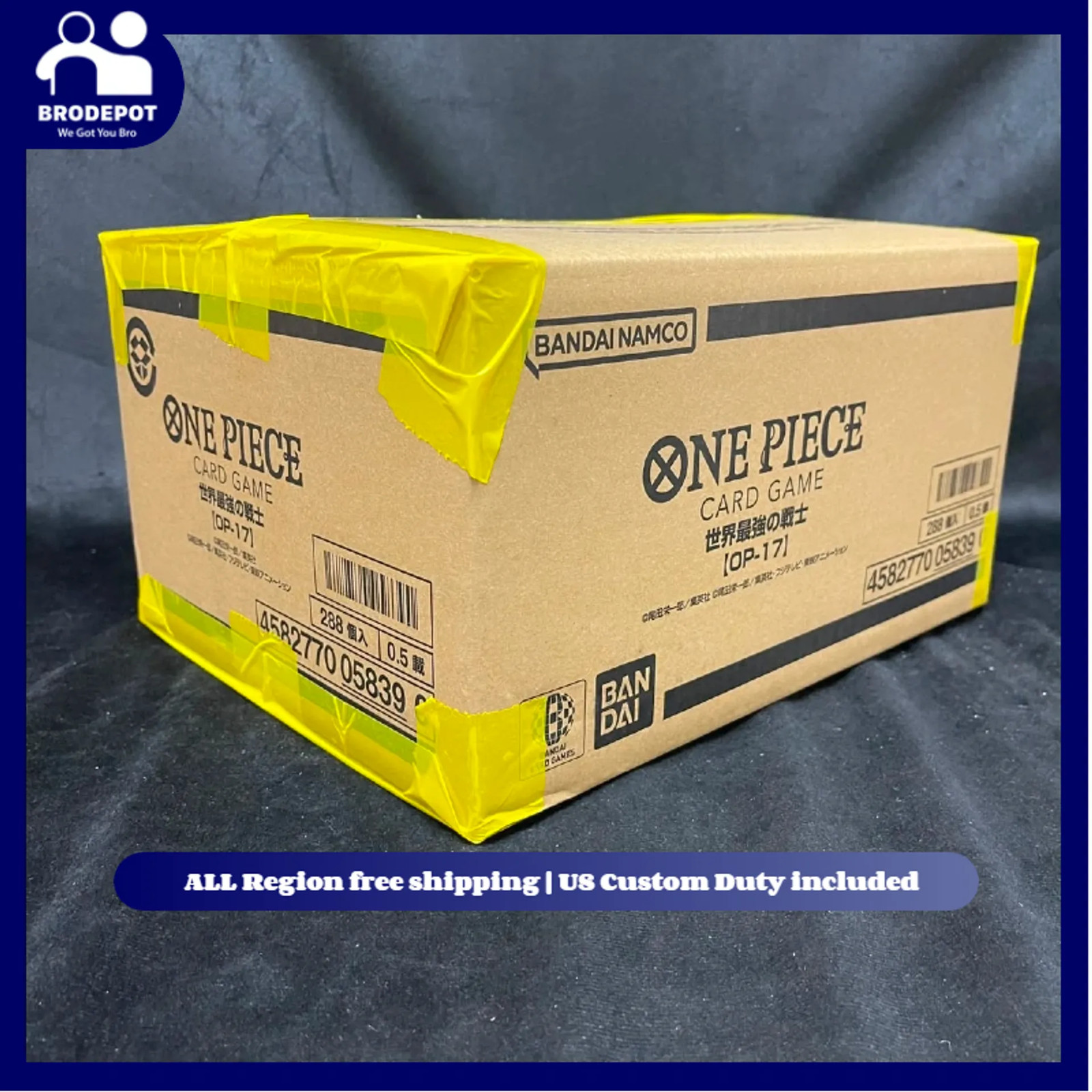 One Piece TCG OP-17 World's Strongest Warriors Japanese factory Sealed Case One Piece TCG OP-17 World's Strongest Warriors Japanese factory Sealed Case