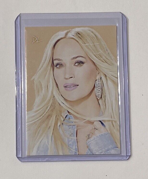 Carrie Underwood Limited Edition Artist Signed “Country Queen” Trading Card 3/10