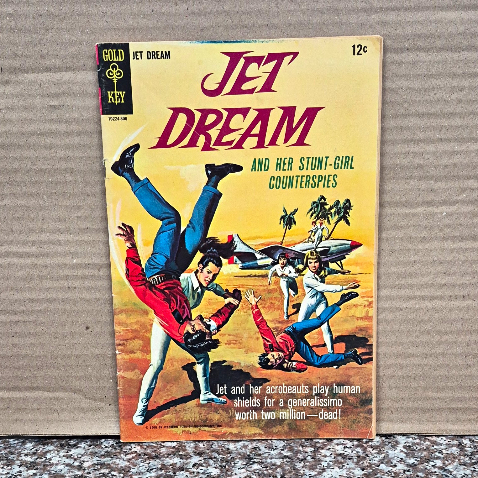 Gold Key Jet Dream #1 1968 Silver Age "Stunt-Girl Counterspies" Single Issue Gold Key Jet Dream #1 1968 Silver Age "Stunt-Girl Counterspies" Single Issue