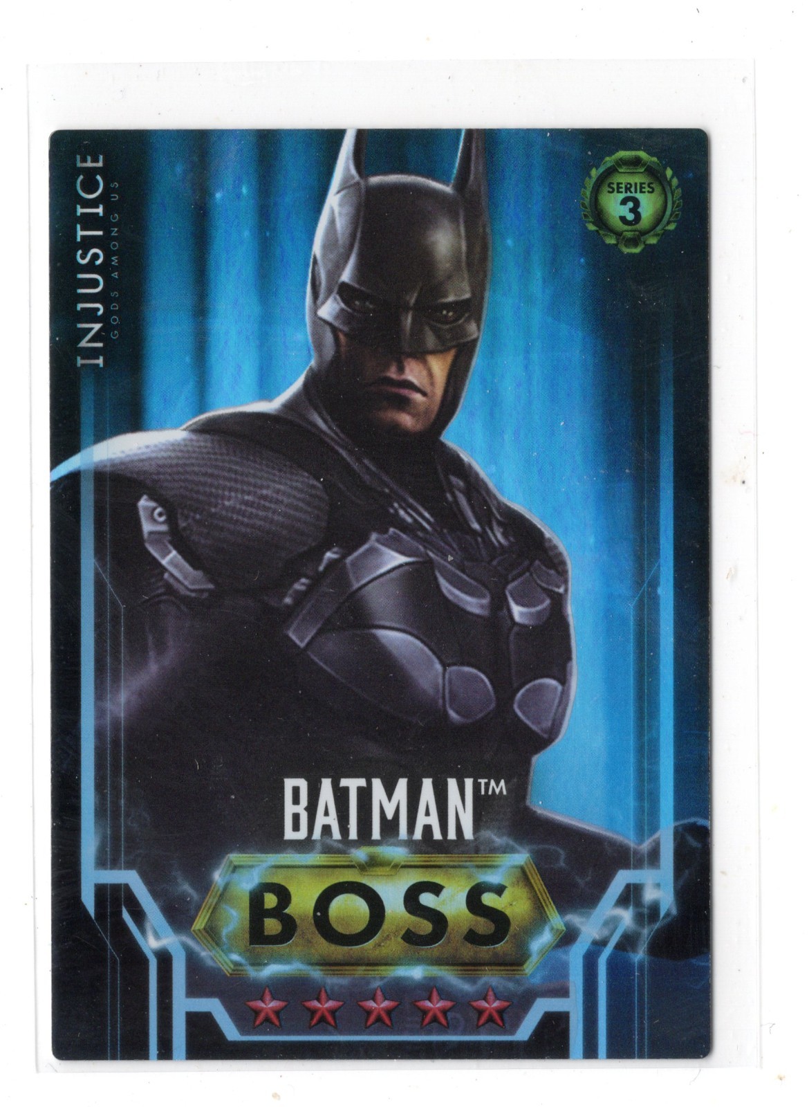 DC Injustice Gods Among Us Arcade Series 3 Batman BOSS FOIL CARD #117 RARE DC Injustice Gods Among Us Arcade Series 3 Batman BOSS FOIL CARD #117 RARE