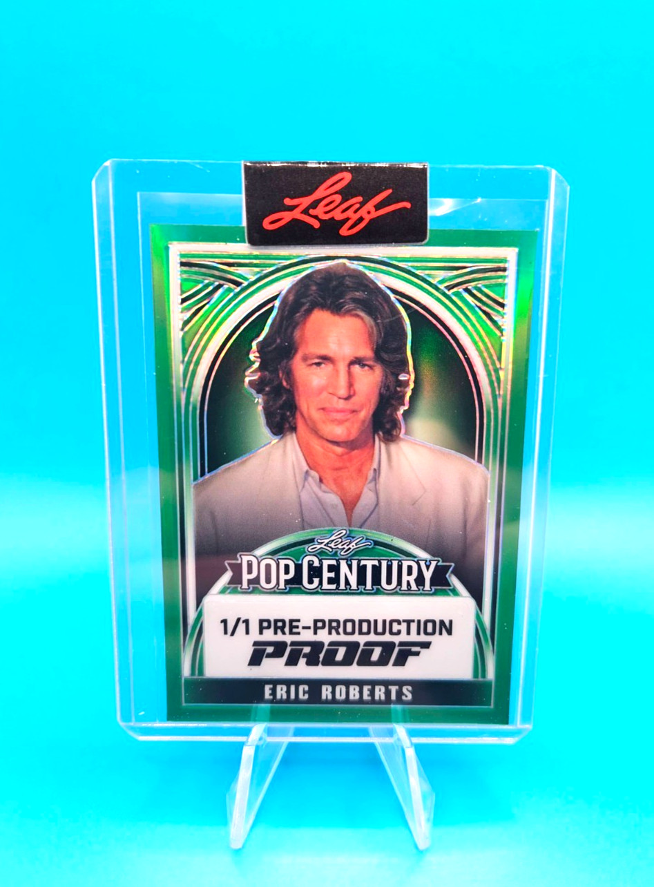 2025 Leaf Pop Century ERIC ROBERTS 1/1 Production Proof - One of One