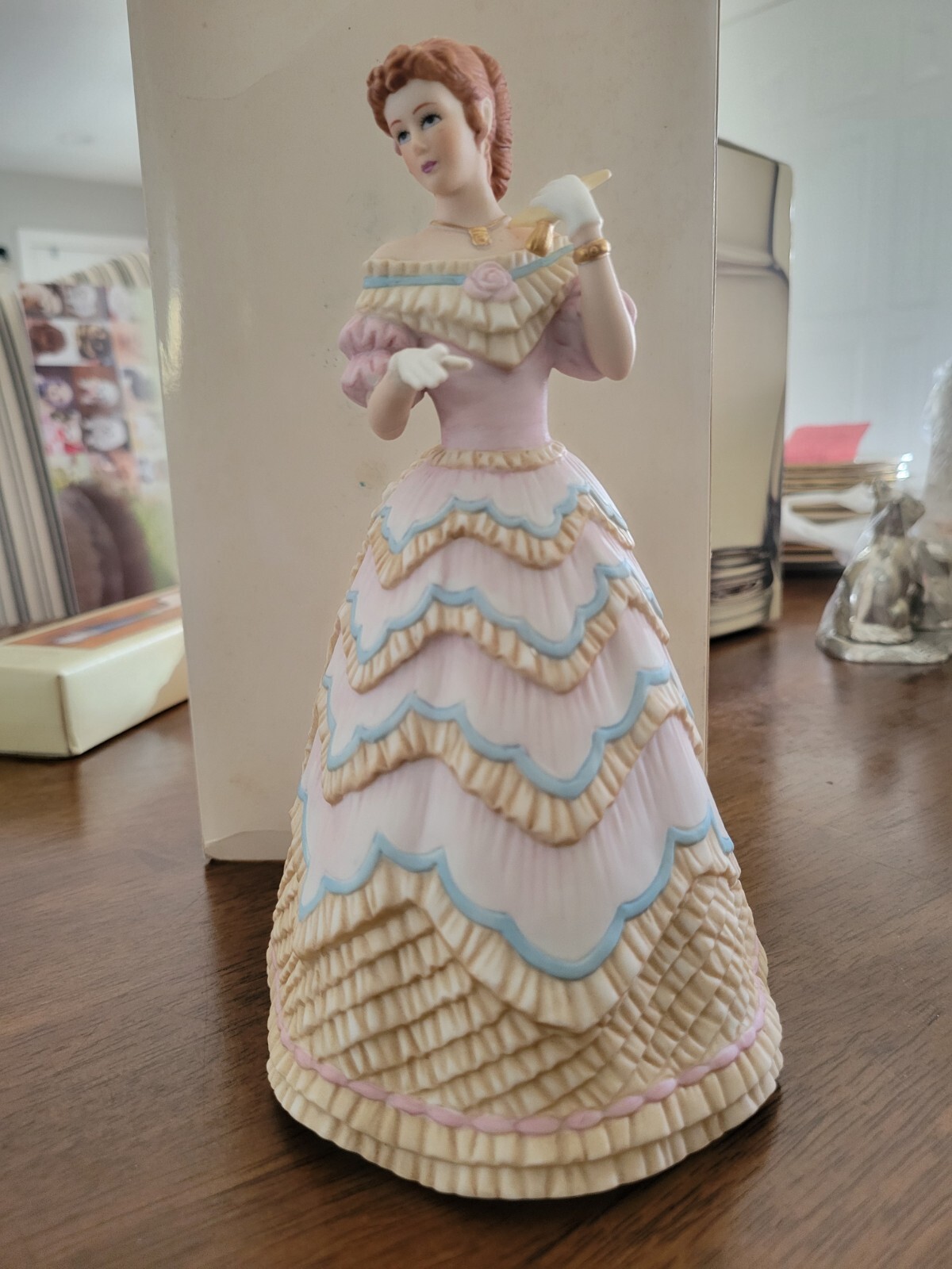 Lenox Figurine "The Belle of the Ball" Fine Porcelain rare vintage, NIB.