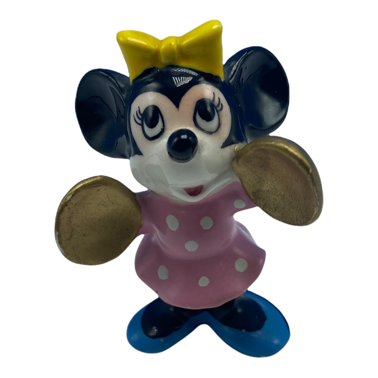 Vintage Disney Minnie mouse figurine Walt Disney Productions playing symbols Vintage Disney Minnie mouse figurine Walt Disney Productions playing symbols