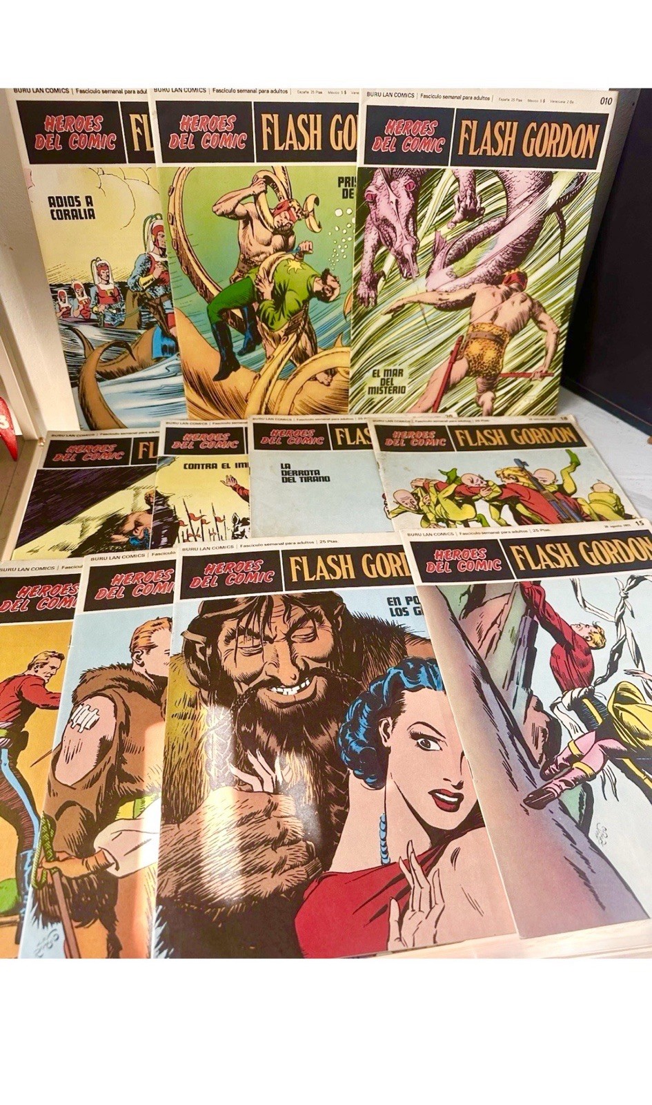 Flash Gordon 1971 Buru Lan Comics Spain Spanish Lot of 11 Vintage Flash Gordon 1971 Buru Lan Comics Spain Spanish Lot of 11 Vintage
