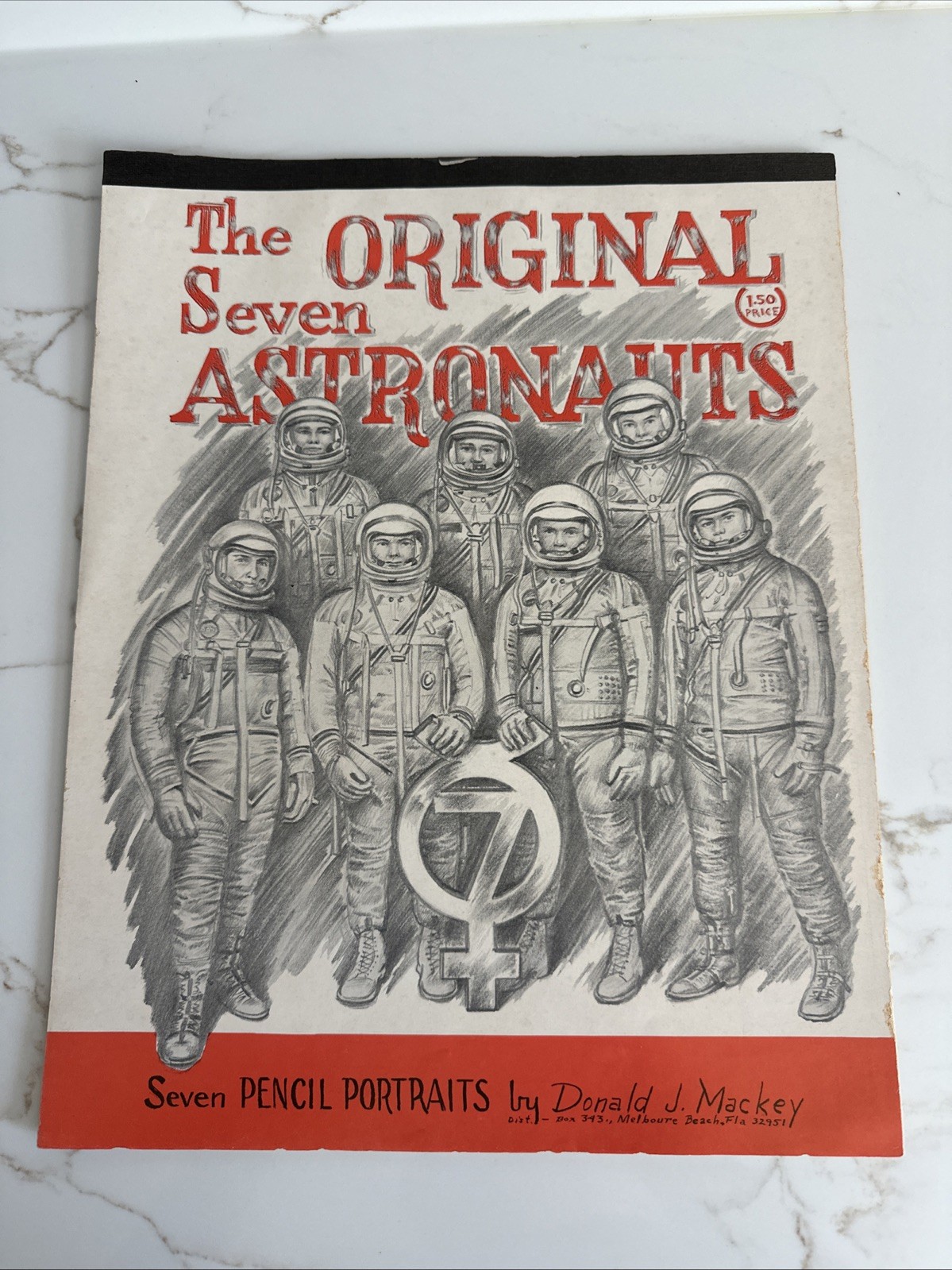 Vintage The Original Seven Astronauts Portraits Donald J Mackey Vintage The Original Seven Astronauts Portraits Donald J Mackey