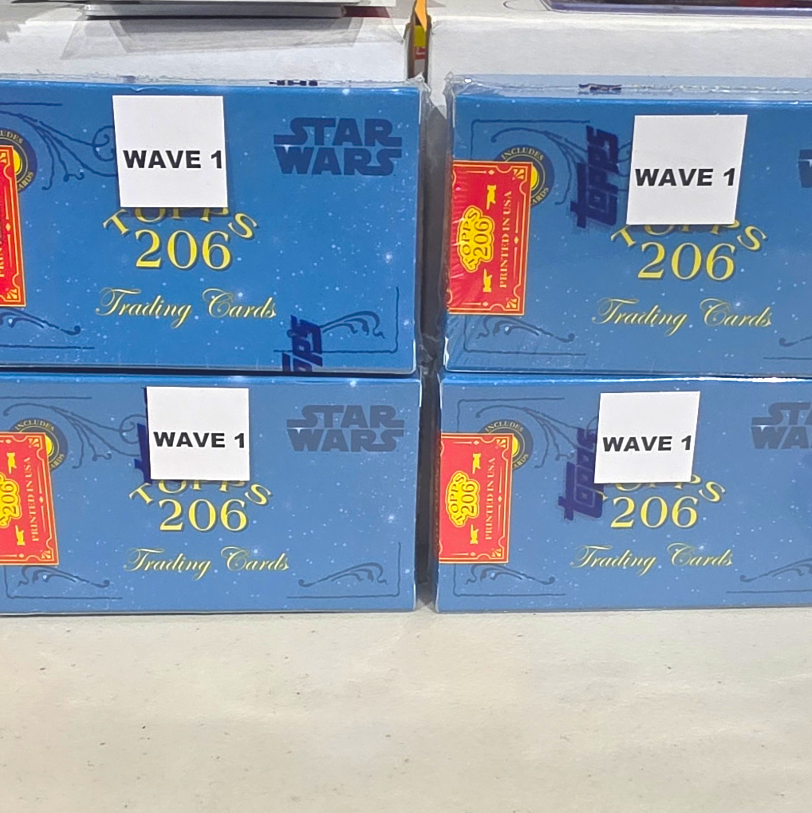 Topps 2024 Star Wars Topps 206 Wave 1 Sealed Trading Card Box 10 Cards..LOT OF 4 Topps 2024 Star Wars Topps 206 Wave 1 Sealed Trading Card Box 10 Cards..LOT OF 4