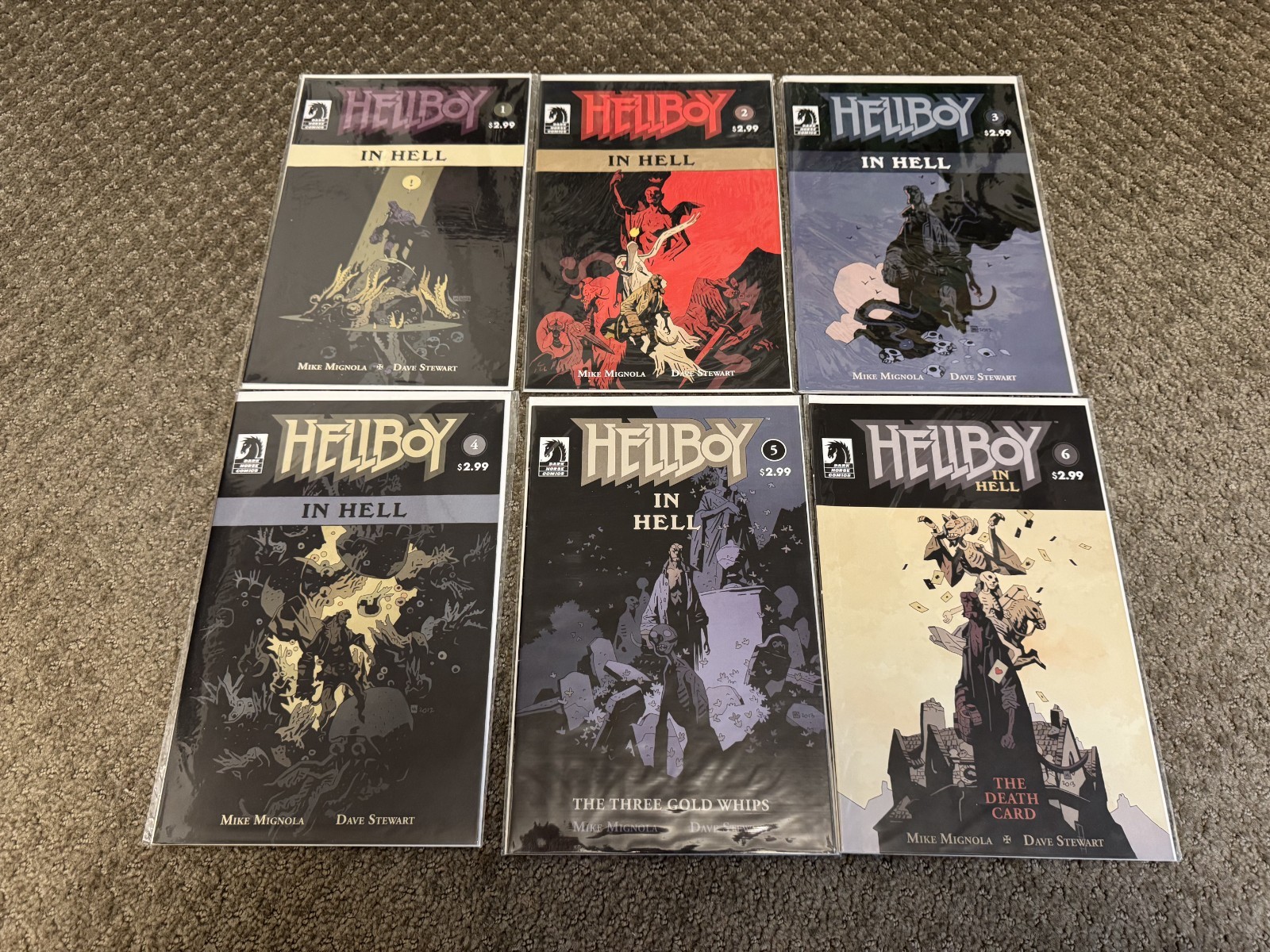 Hellboy - in Hell, Issues 1 - 6 Comic Books Hellboy - in Hell, Issues 1 - 6 Comic Books