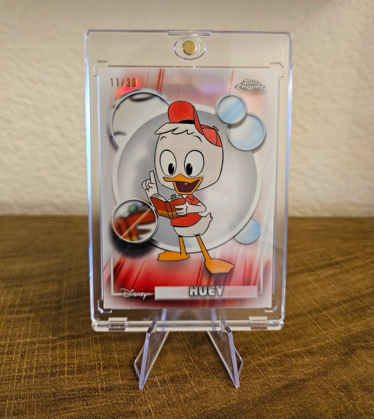 Topps 2026 Topps Chrome Disney Huey #119 Serial Numbered /30 Card