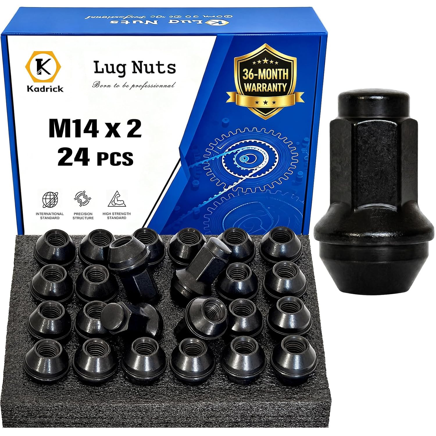 24PCS Black Ford F150 Lug Nuts,M14X2 Lug Nuts for 2000-2014 F150 24PCS Black Ford F150 Lug Nuts,M14X2 Lug Nuts for 2000-2014 F150