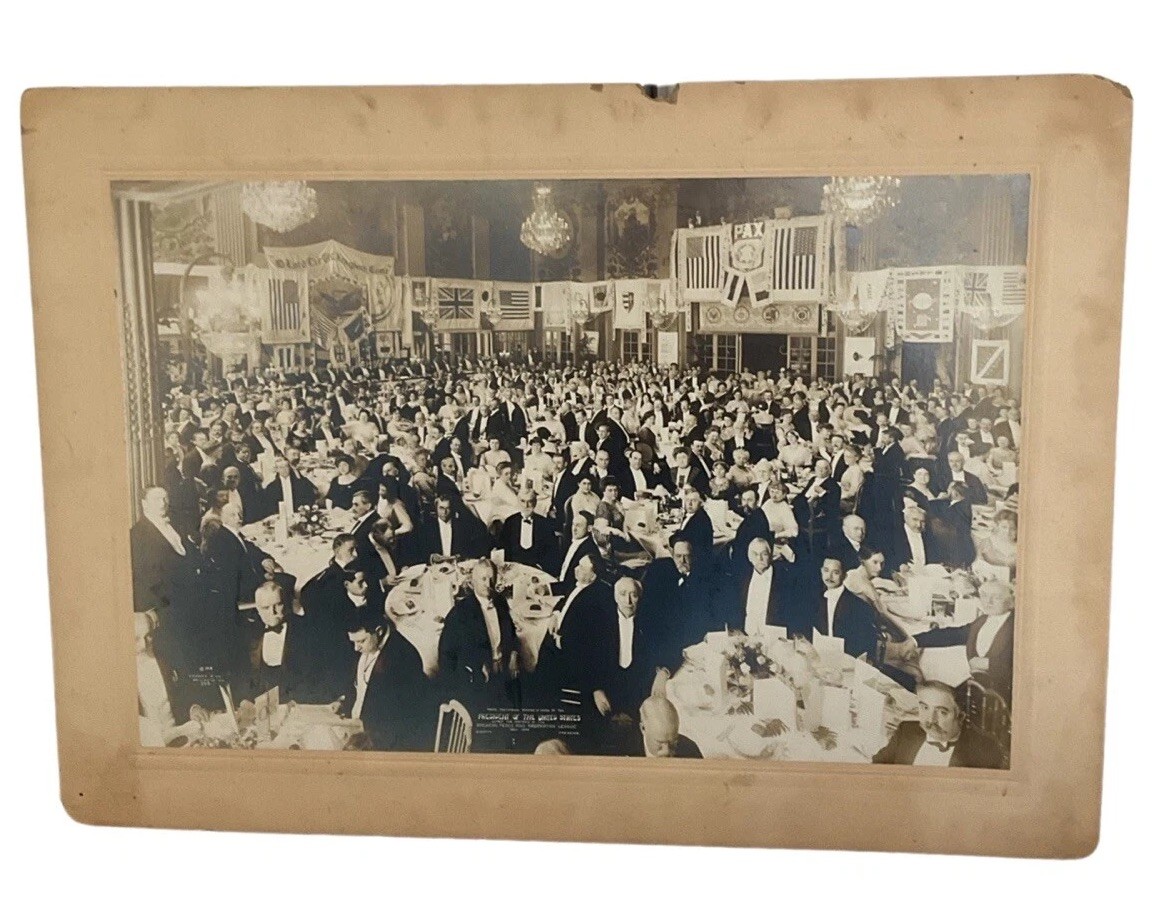 President Taft 1913 Silver Gelatin LARGE FORMAT BANQUET PHOTO Louis Sherry’s NYC President Taft 1913 Silver Gelatin LARGE FORMAT BANQUET PHOTO Louis Sherry’s NYC