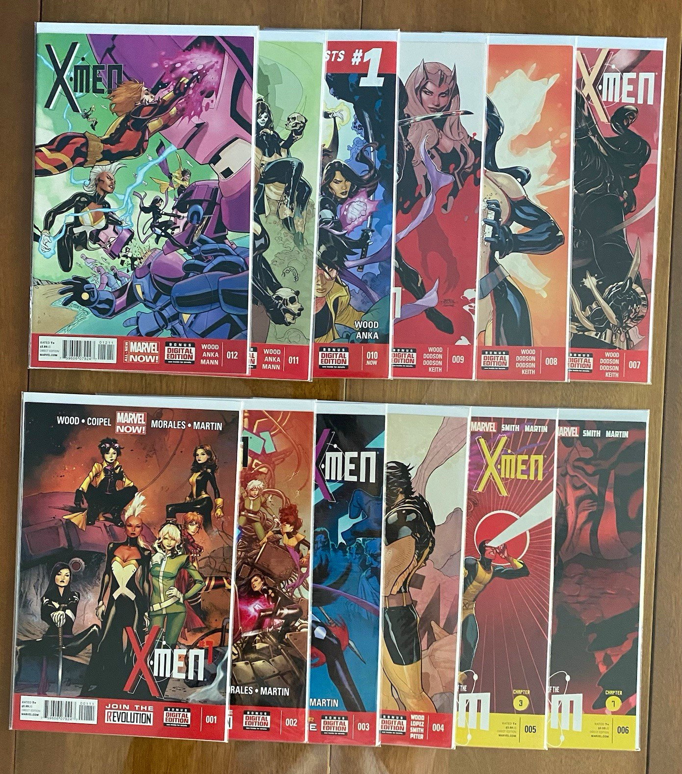 Marvel Comics X-Men (1-12) Complete Run 2013 Bagged & Backed Marvel Comics X-Men (1-12) Complete Run 2013 Bagged & Backed