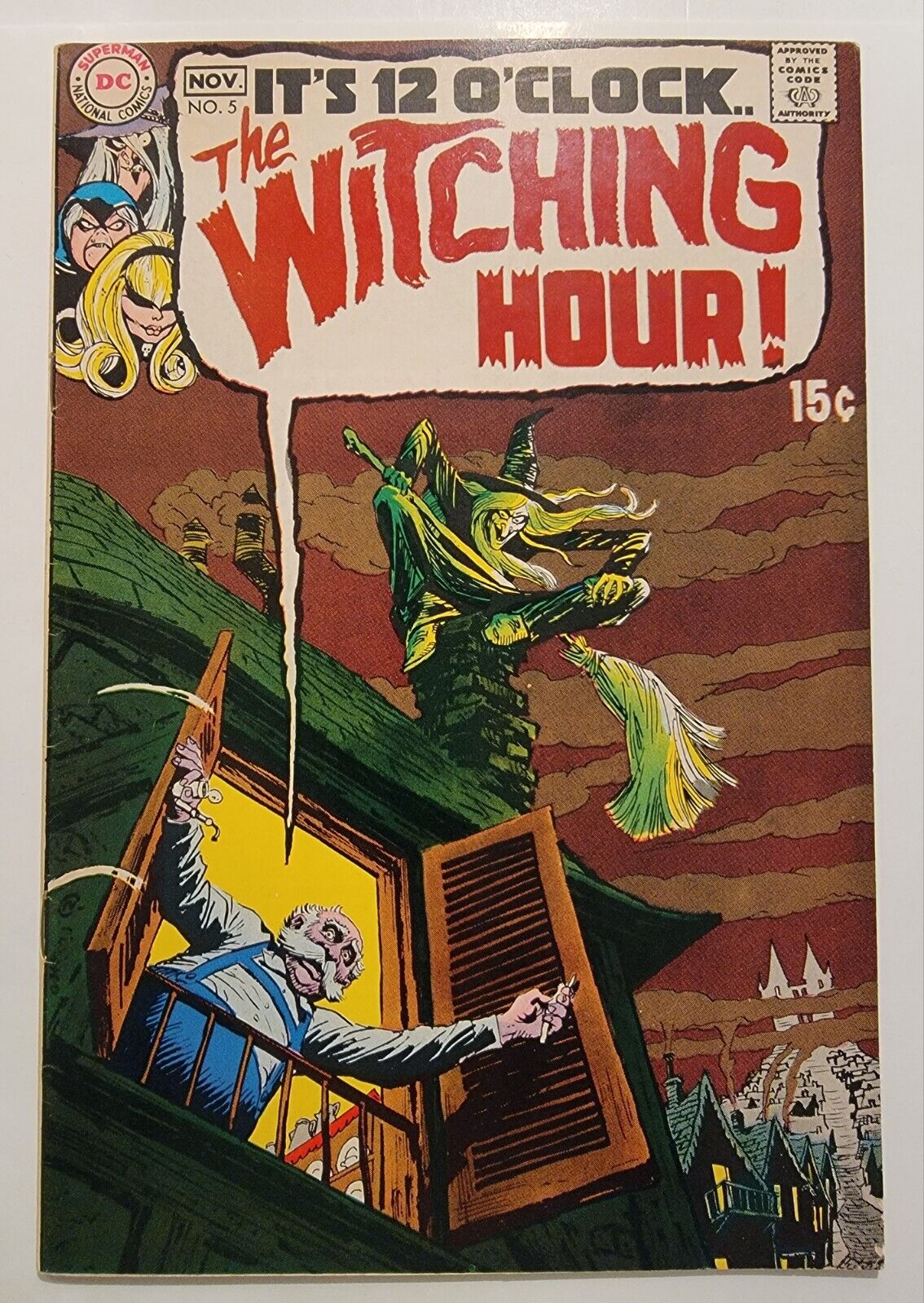 The Witching Hour #5 VF+ Silver Age Horror DC 1969 Bernie Wrightson, High Grade 