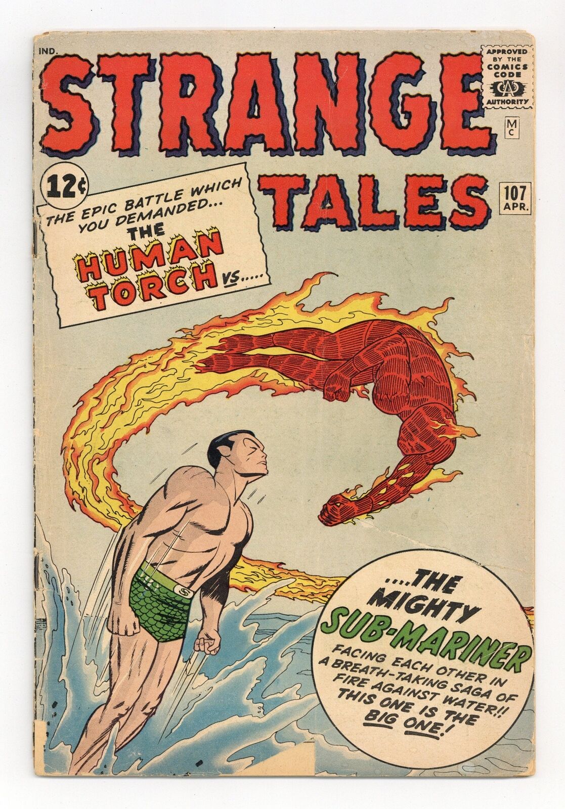 Strange Tales #107 GD 2.0 1963