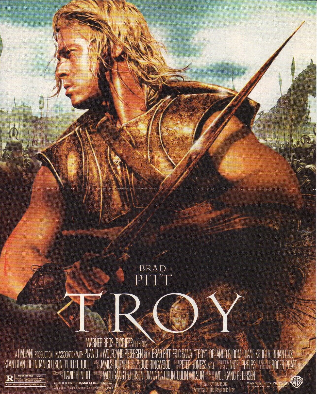Brad Pitt--Troy--2004 Print Ad