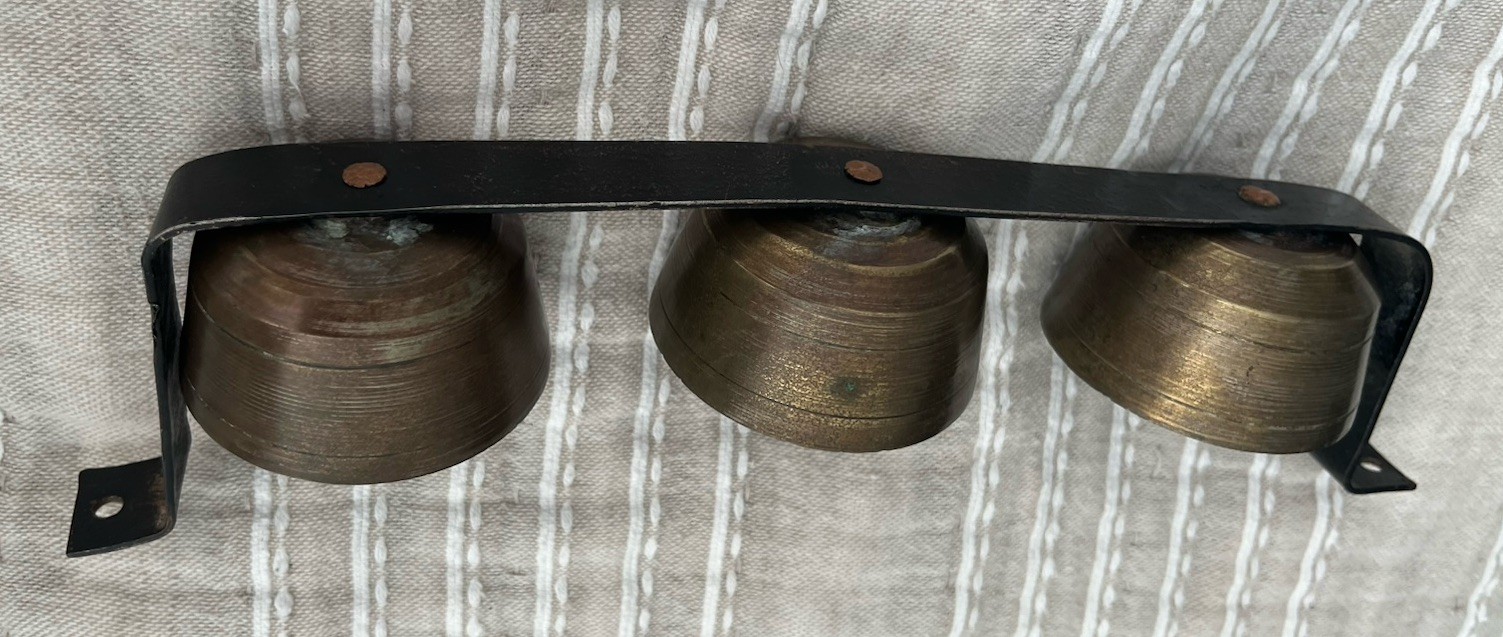 Antique Vintage Brass Bells Ice Cream Truck Sleigh Bells 3 Antique Vintage Brass Bells Ice Cream Truck Sleigh Bells 3